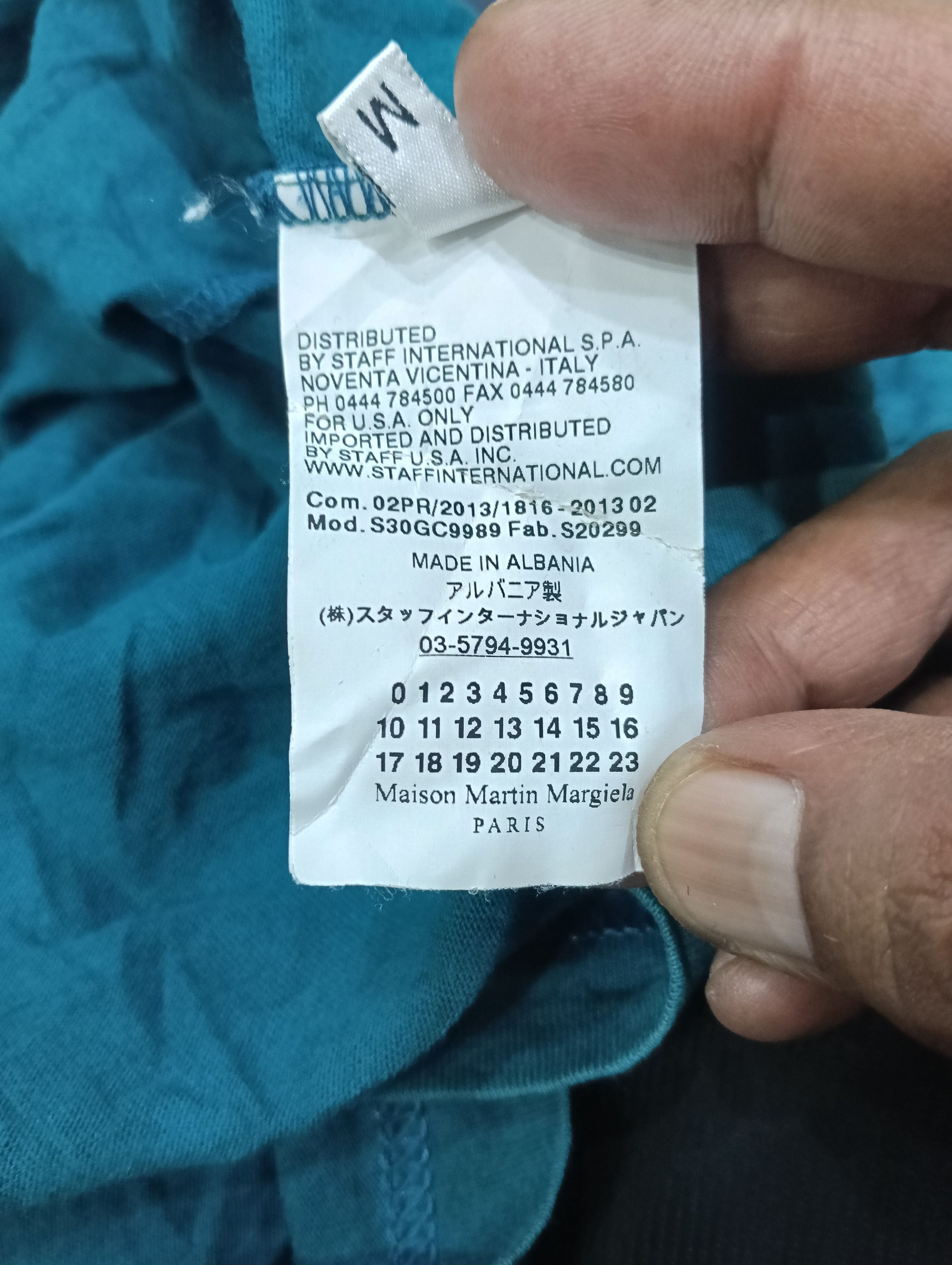Maison Margiela Maison Margiela V Neck Tee Size US M / EU 48-50 / 2 - 6 Thumbnail