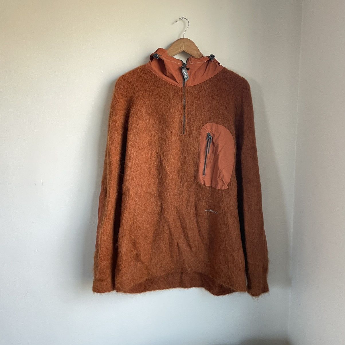 And Wander And wander wooly sweater parka pullover Size US L / EU 52-54 / 3 - 1 Thumbnail