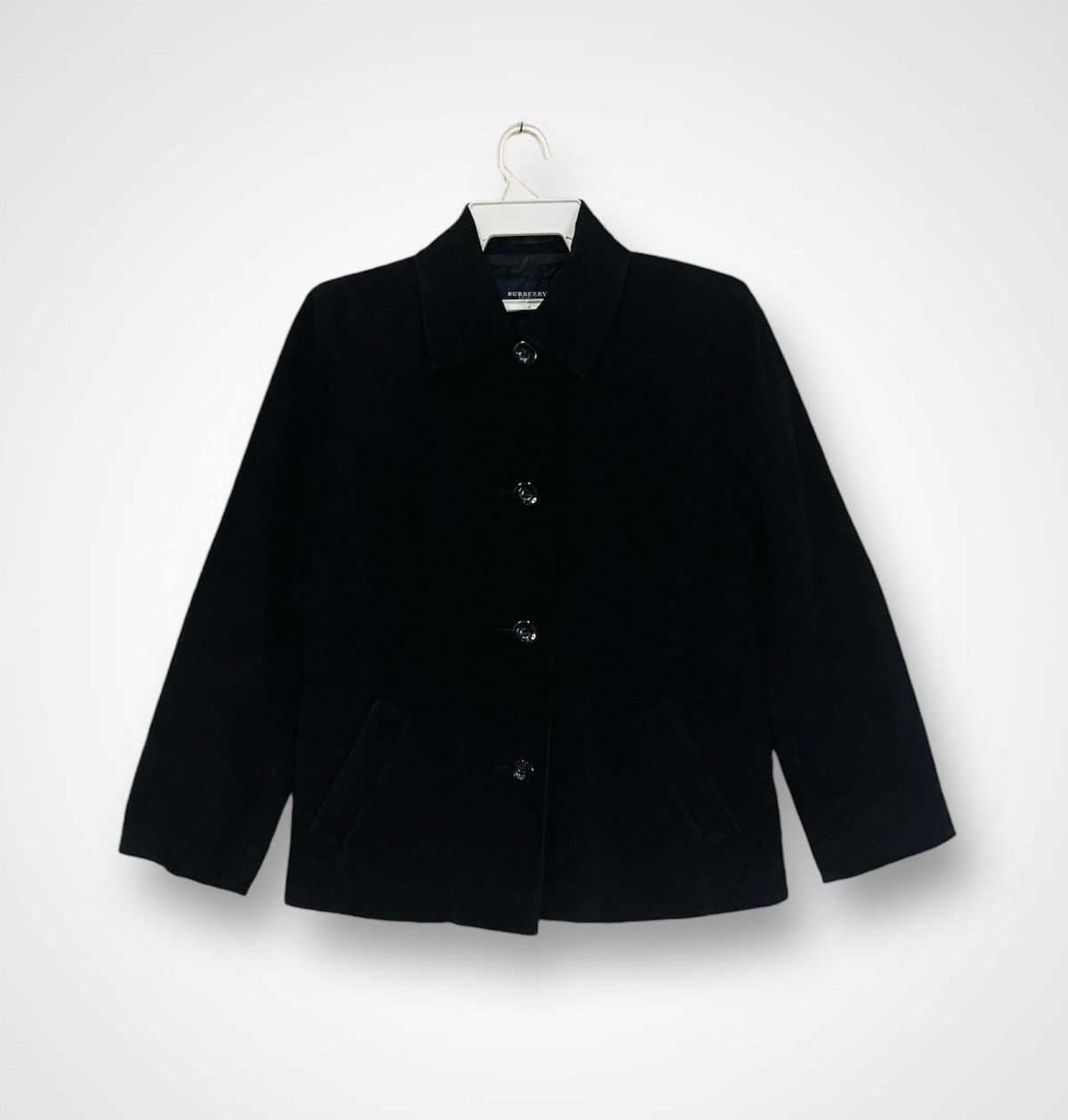 Burberry Burberry Velvet Button Up Jacket Size M / US 6-8 / IT 42-44 - 1 Thumbnail
