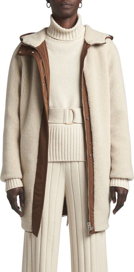Loro Piana o1srvl11e0824 Reversible Conway Parka Jacket in Beige/Brown Size M / US 6-8 / IT 42-44 - 5 Thumbnail