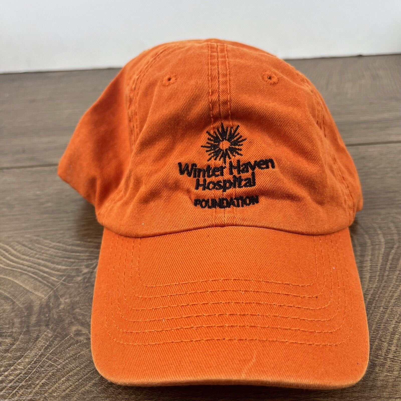 Other Winter Haven Hospital Hat Adjustable Hat Orange Adjustable H Size ONE SIZE - 3 Thumbnail