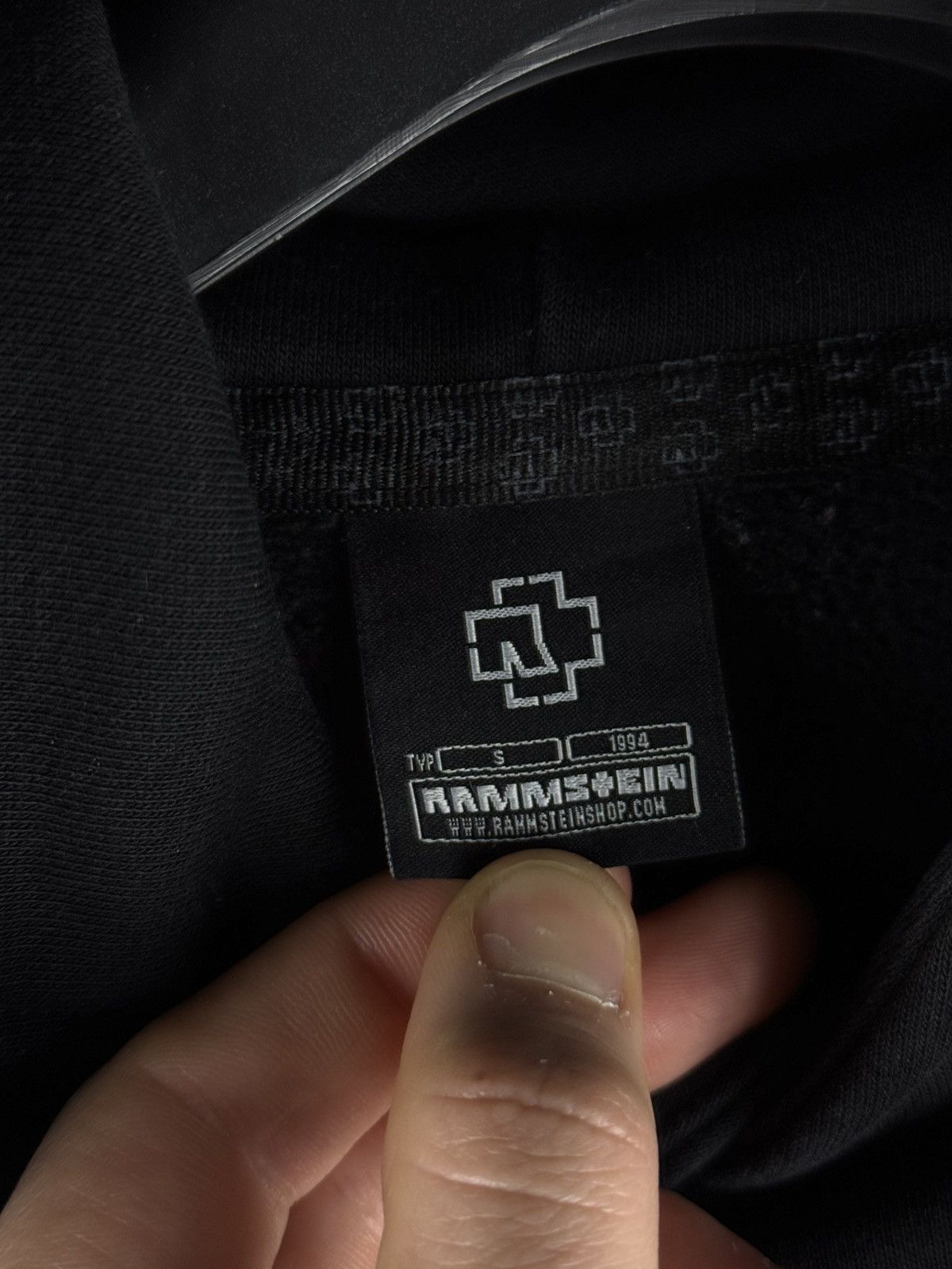 Band Tees Vintage Rammstein Made in Germany 🇩🇪 Black Face Hoodie Size US S / EU 44-46 / 1 - 7 Thumbnail