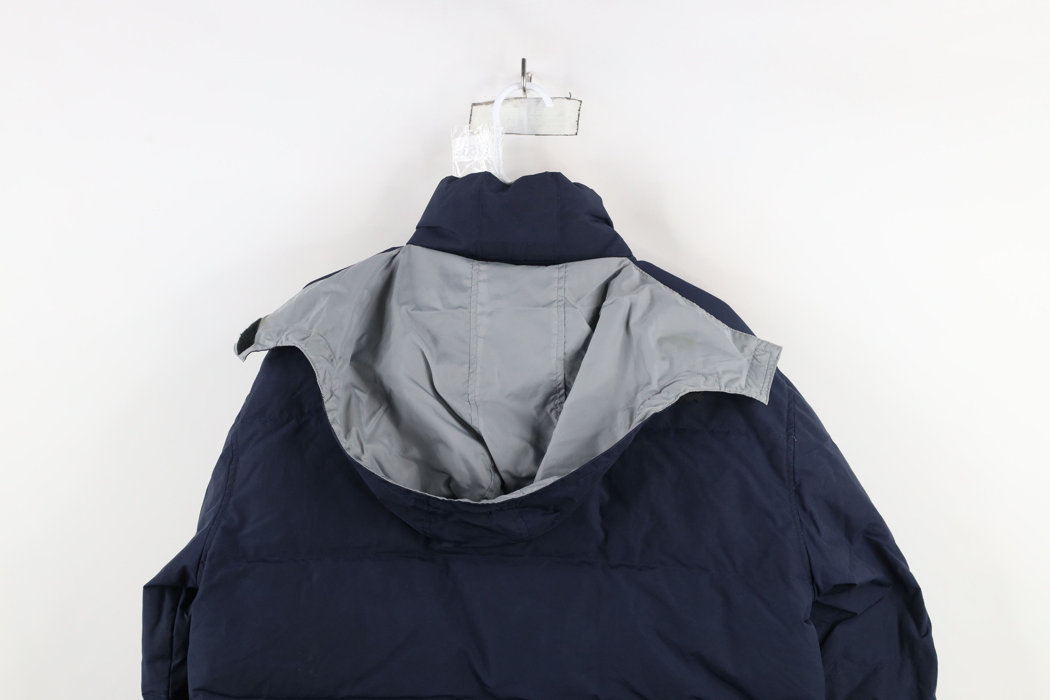 Nautica × Vintage Vintage 90s Nautica Duck Down Fill Hooded Puffer Jacket Blue Size US S / EU 44-46 / 1 - 14 Thumbnail