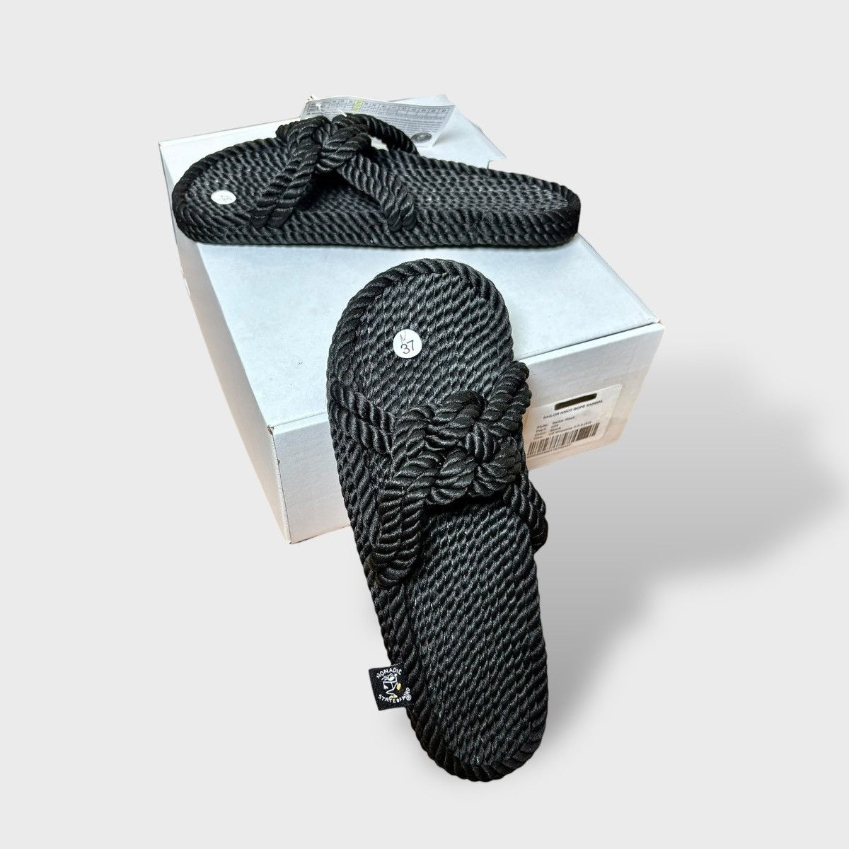 Nomadic State of Mind Nomadic State of Mind Sailor Knot Rope Sandals Sz 37, 7 Size US 7 / IT 37 - 10 Thumbnail