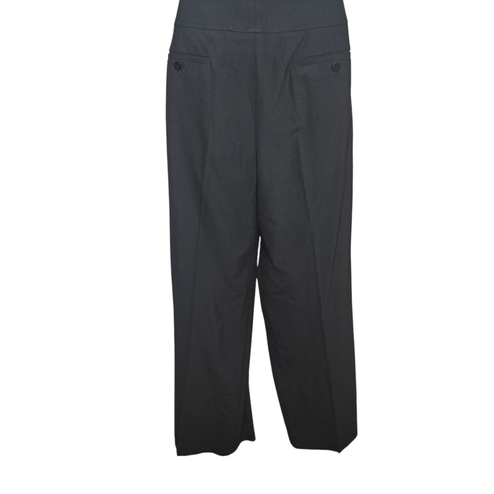 Other Talbots Womens Dress Pants 18 Black Stretch Flat Front Size 40" / US 18 - 6 Thumbnail