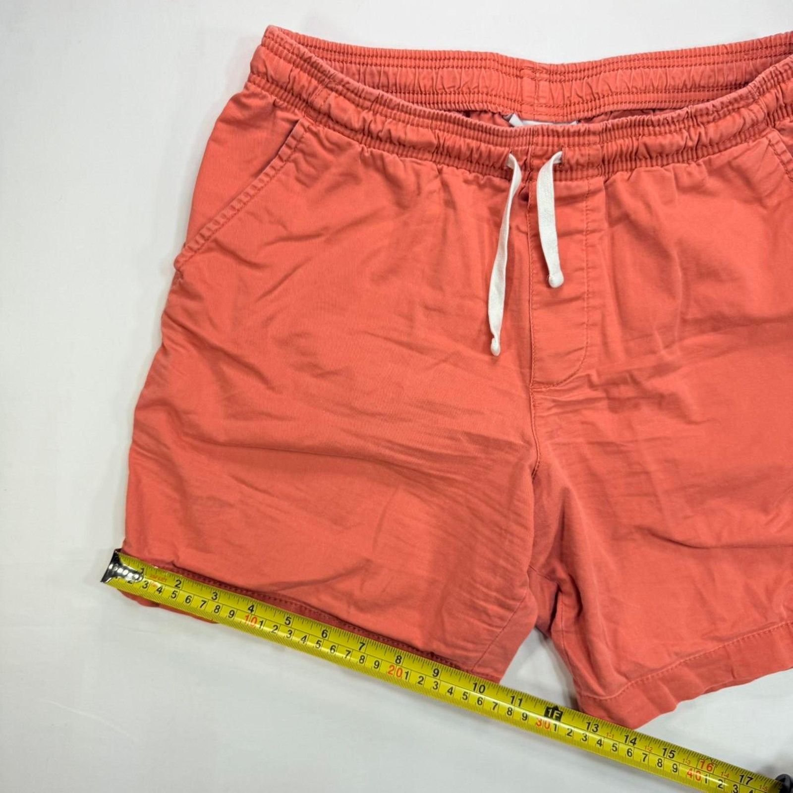 & Other Stories Linen Goodfellow Mens Casual Chino Drawstring Shorts sz S Size US 30 / EU 46 - 4 Thumbnail