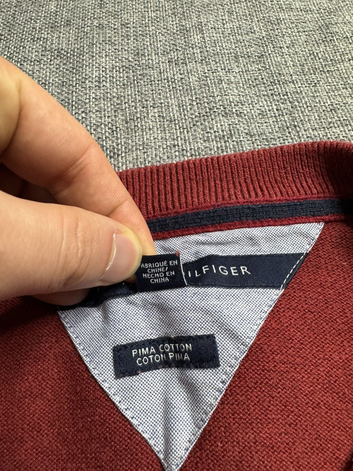 Tommy Hilfiger Tommy Hilfiger sweater red XL Size US XL / EU 56 / 4 - 4 Thumbnail