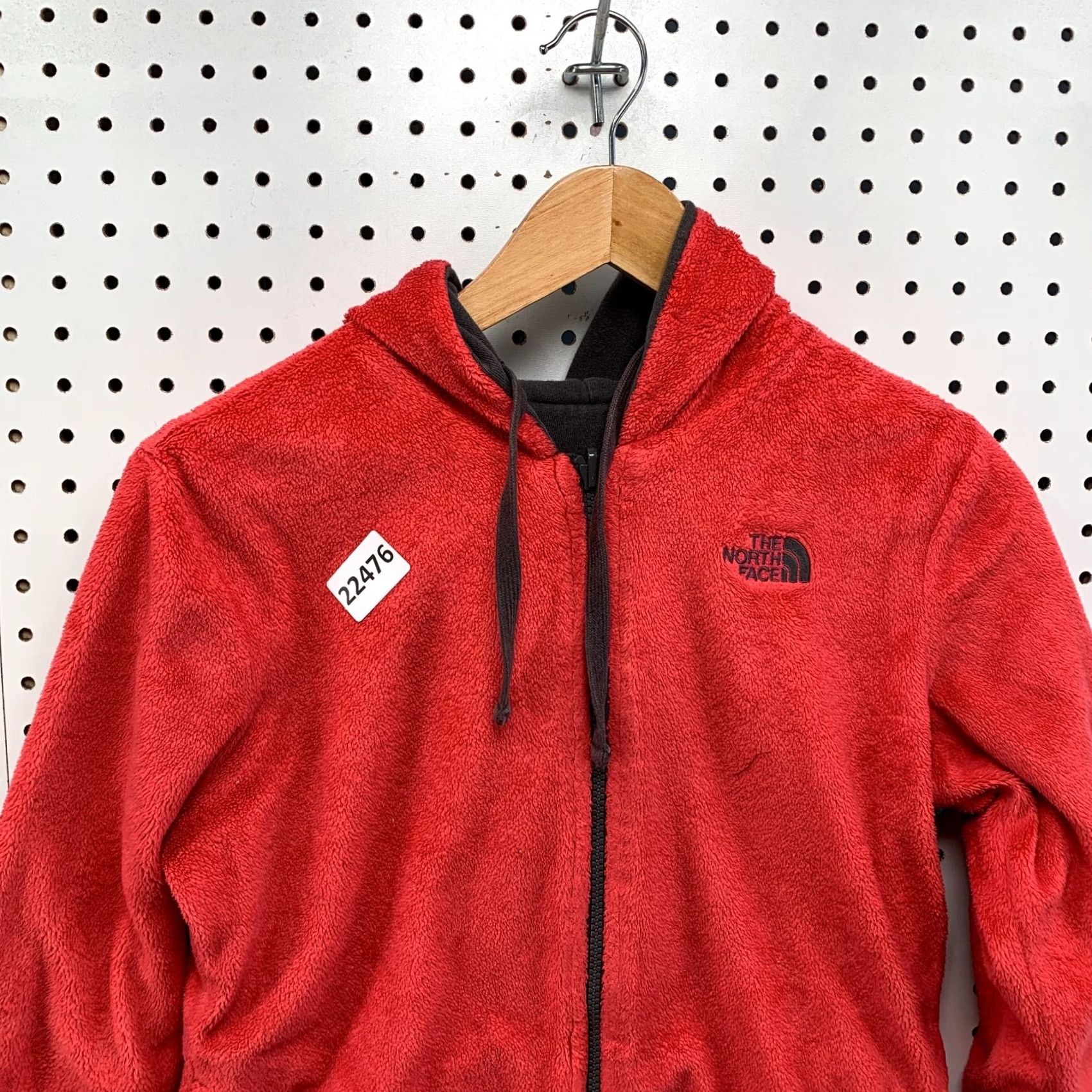 The North Face The North Face Hooded Fleece Reversible Jacket Red Gray Womens Small Size S / US 4 / IT 40 - 7 Thumbnail