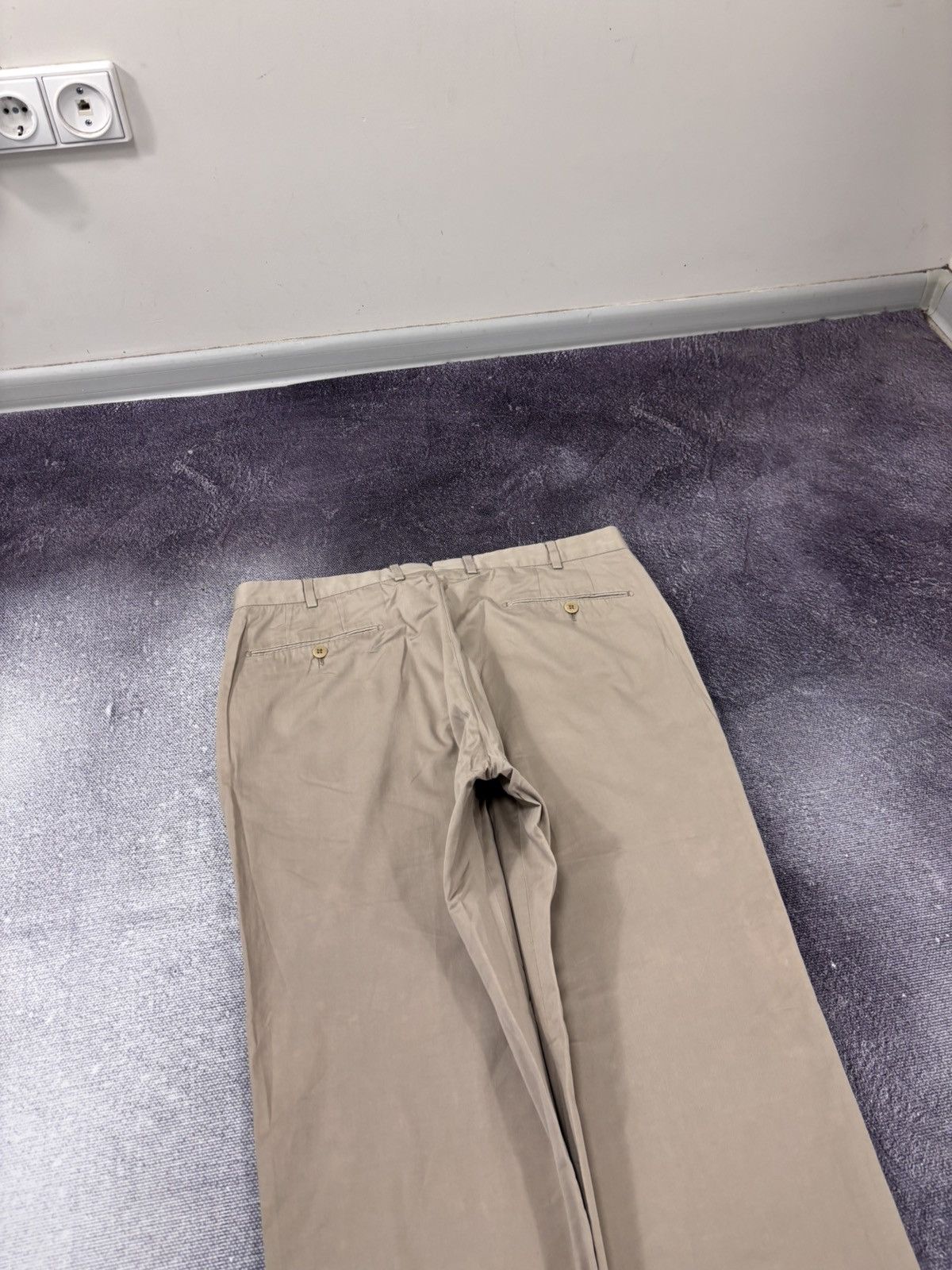 Ermenegildo Zegna Ermenegildo Zegna Men’s Beige Chino Pants Trousers Size US 36 / EU 52 - 17 Thumbnail