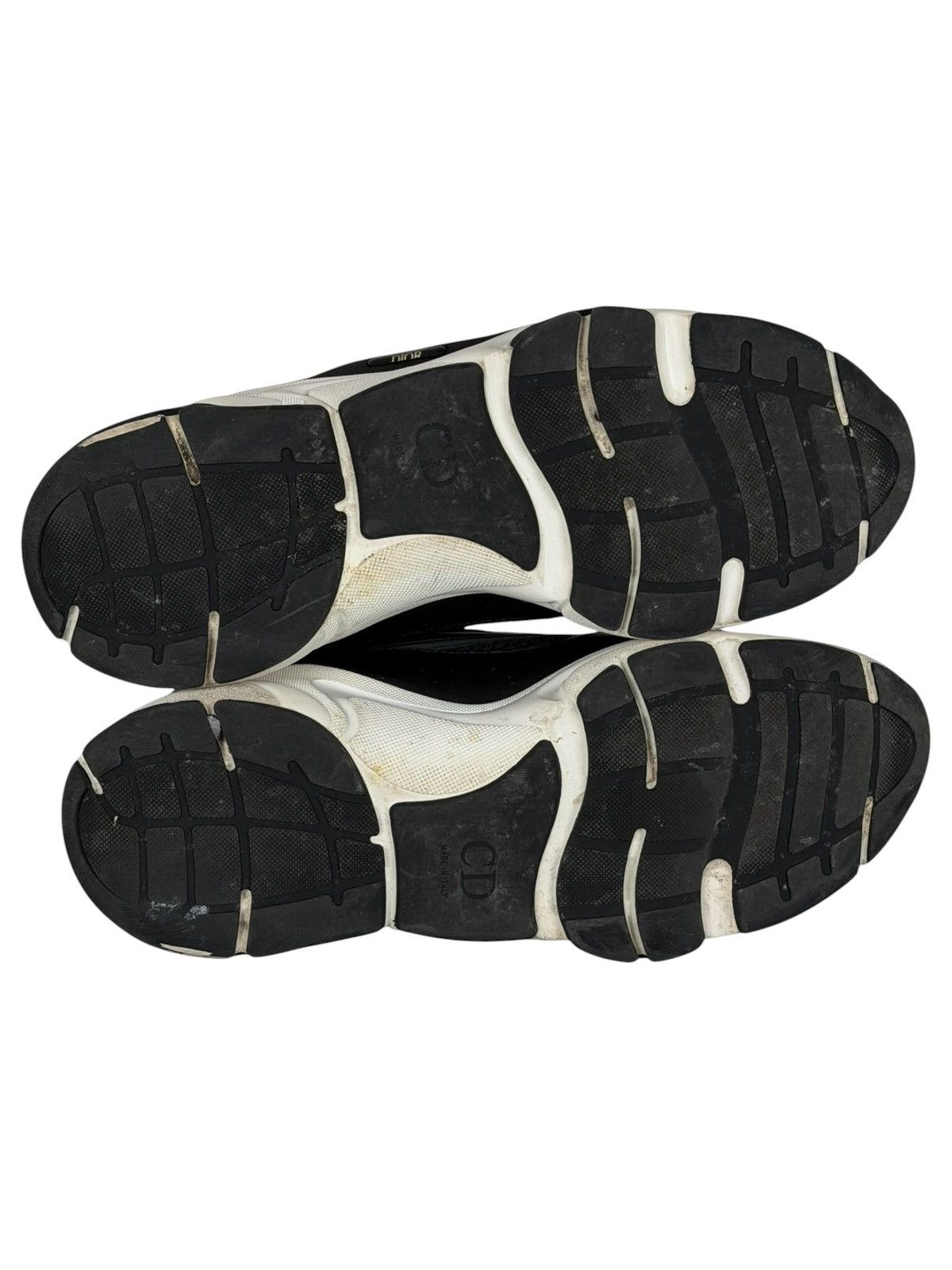 Dior Dior B22 Black White Leather Trainers Size US 10 / EU 43 - 8 Thumbnail