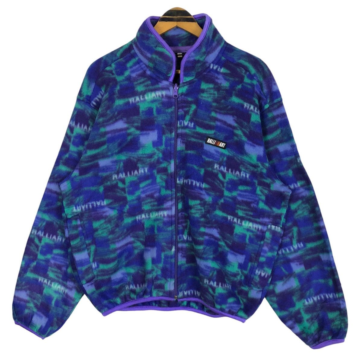 Japanese Brand Vintage 90s Ralliart Fleece Jacket Size US L / EU 52-54 / 3 - 1 Thumbnail