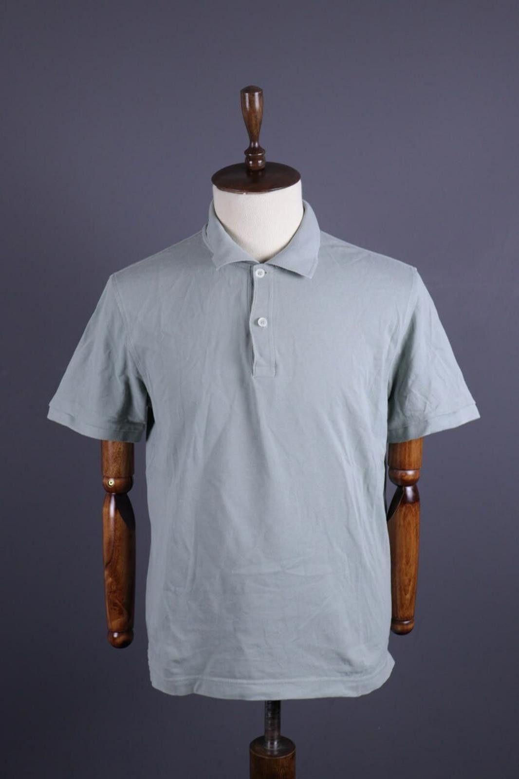 Arket Arket Gray Casual Polo Shirt Size L / 185 / 108A Size US L / EU 52-54 / 3 - 1 Thumbnail
