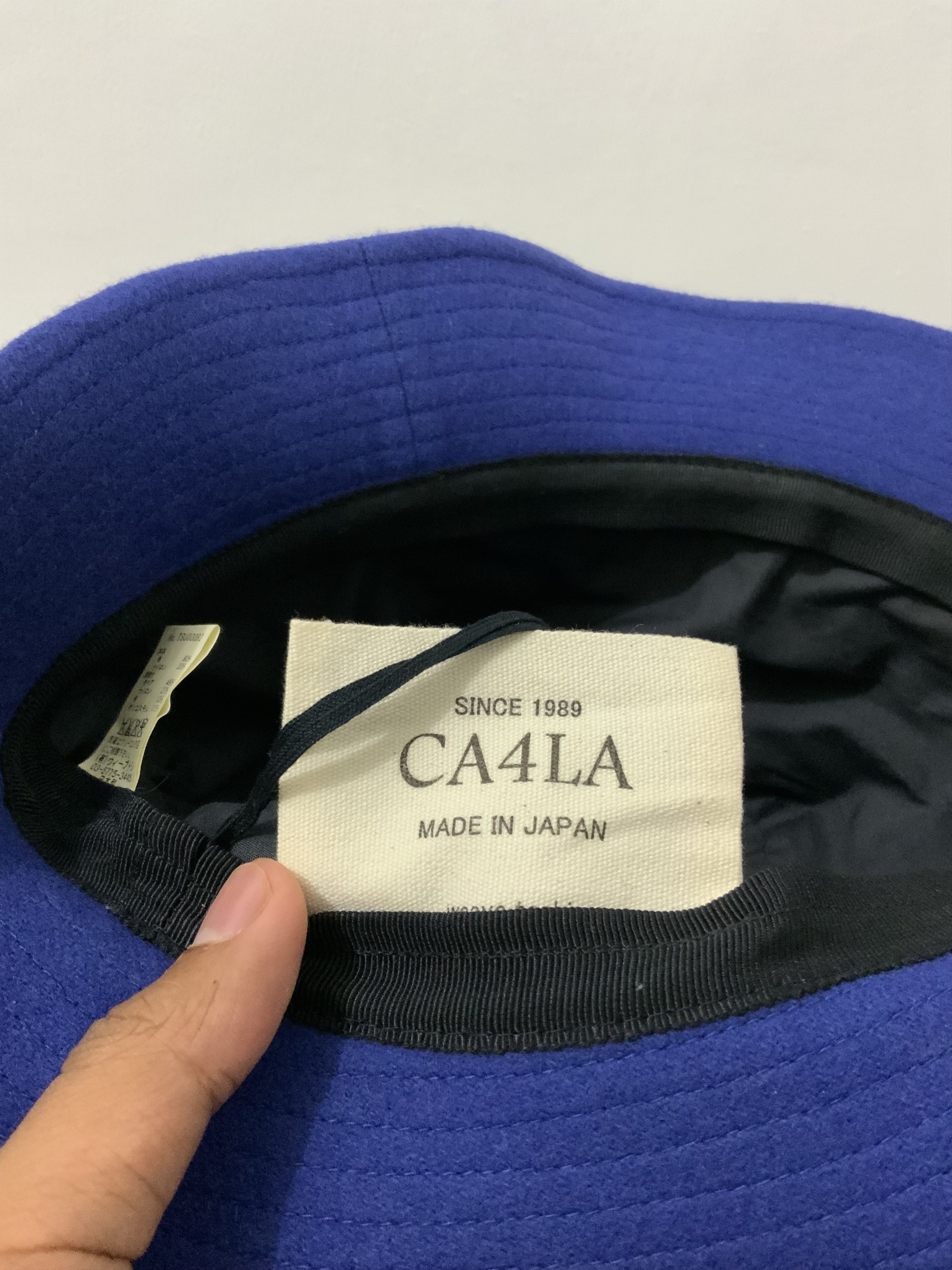 CA4LA Ca4la Indigo Japan Made Indigo Bucket Hat Size ONE SIZE - 12 Thumbnail