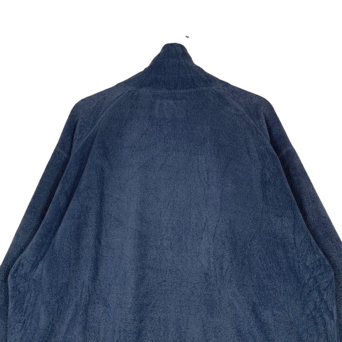 Converse CONVERSE Small Logo Half Zip Blue Fleece Pullover #1406-C59 Size US L / EU 52-54 / 3 - 8 Thumbnail