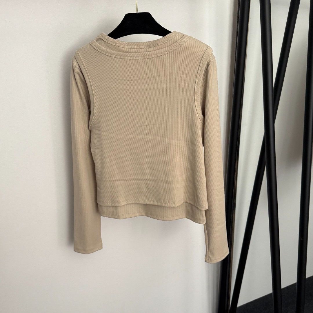 Acne Studios Acne Studios 1996 Two-Piece Patchwork Long-Sleeve T-Shirt Size M / US 6-8 / IT 42-44 - 2 Thumbnail