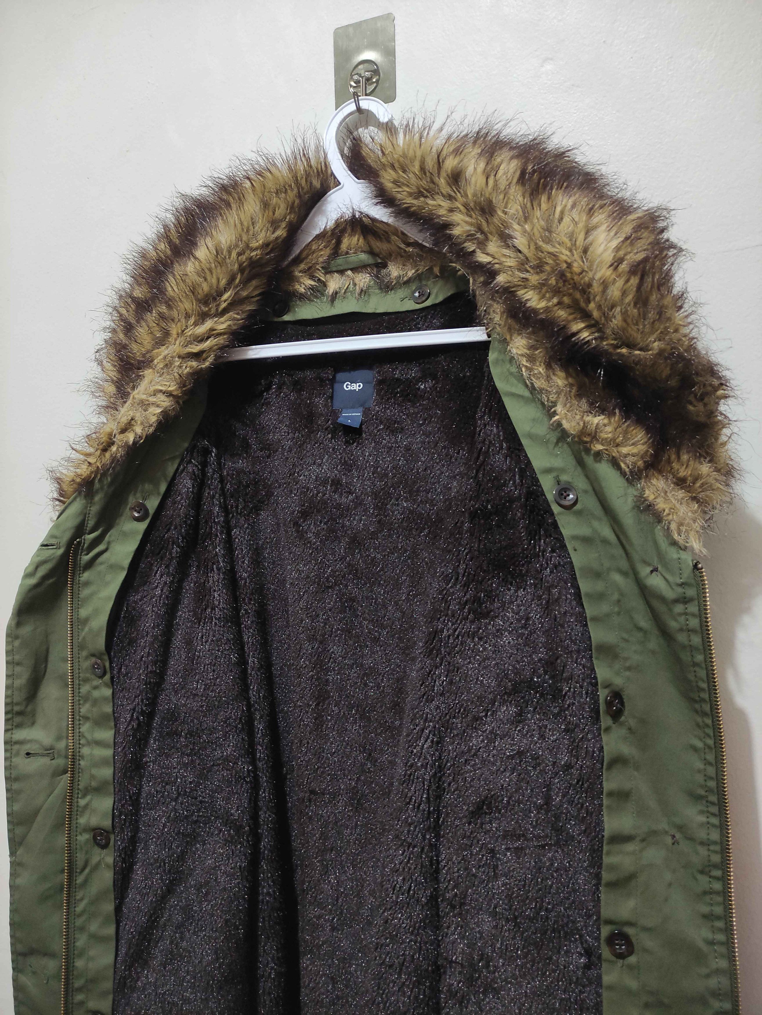 Gap Gap Faux Fur Fleece Lined Jacket lgb styled Size US L / EU 52-54 / 3 - 21 Thumbnail