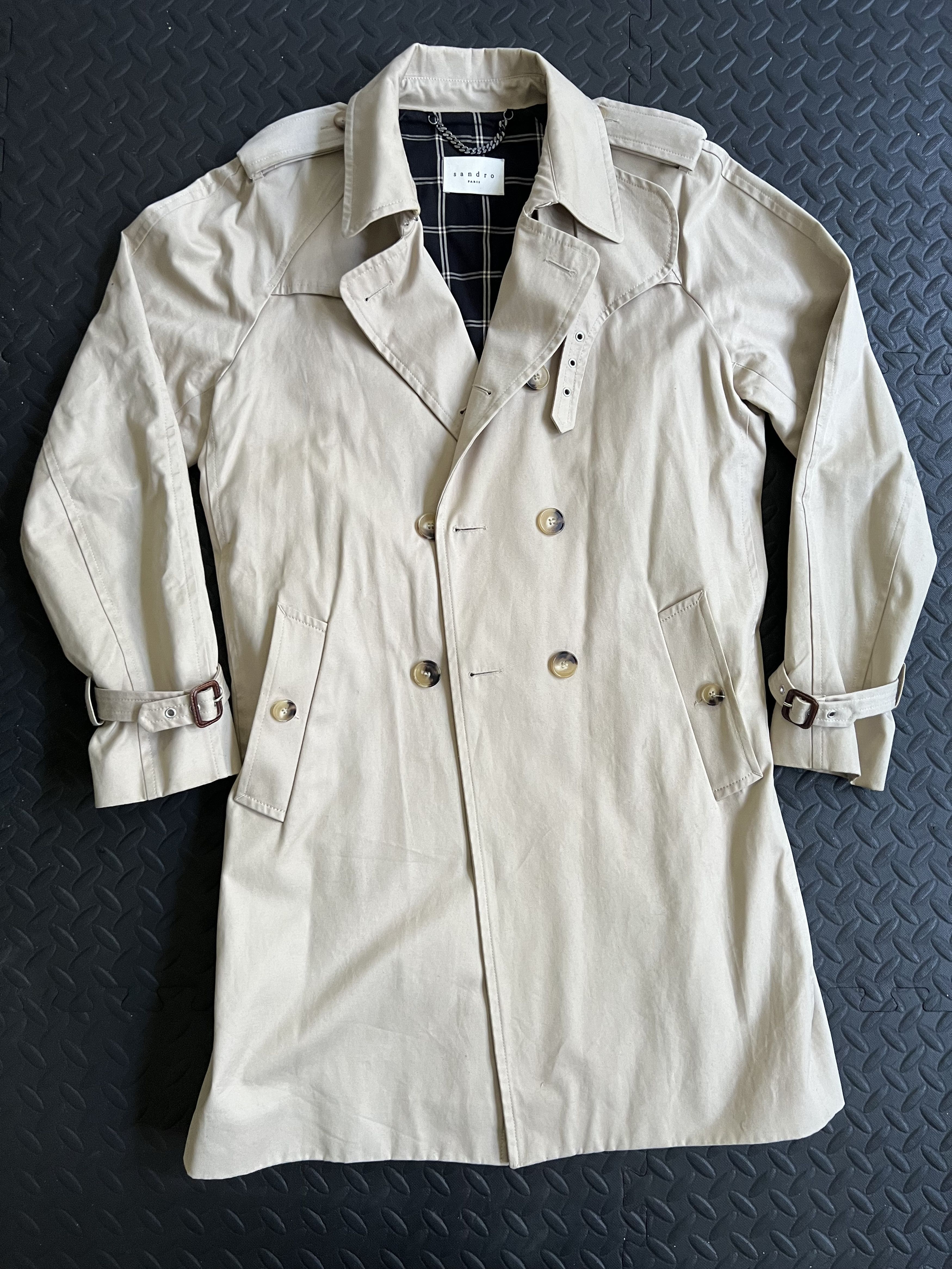 Sandro Sandro Trench Coat Size US M / EU 48-50 / 2 - 1 Thumbnail