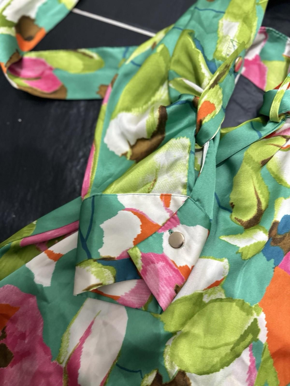 Zara ZARA Green Floral Dress Size M Size M / US 6-8 / IT 42-44 - 3 Thumbnail