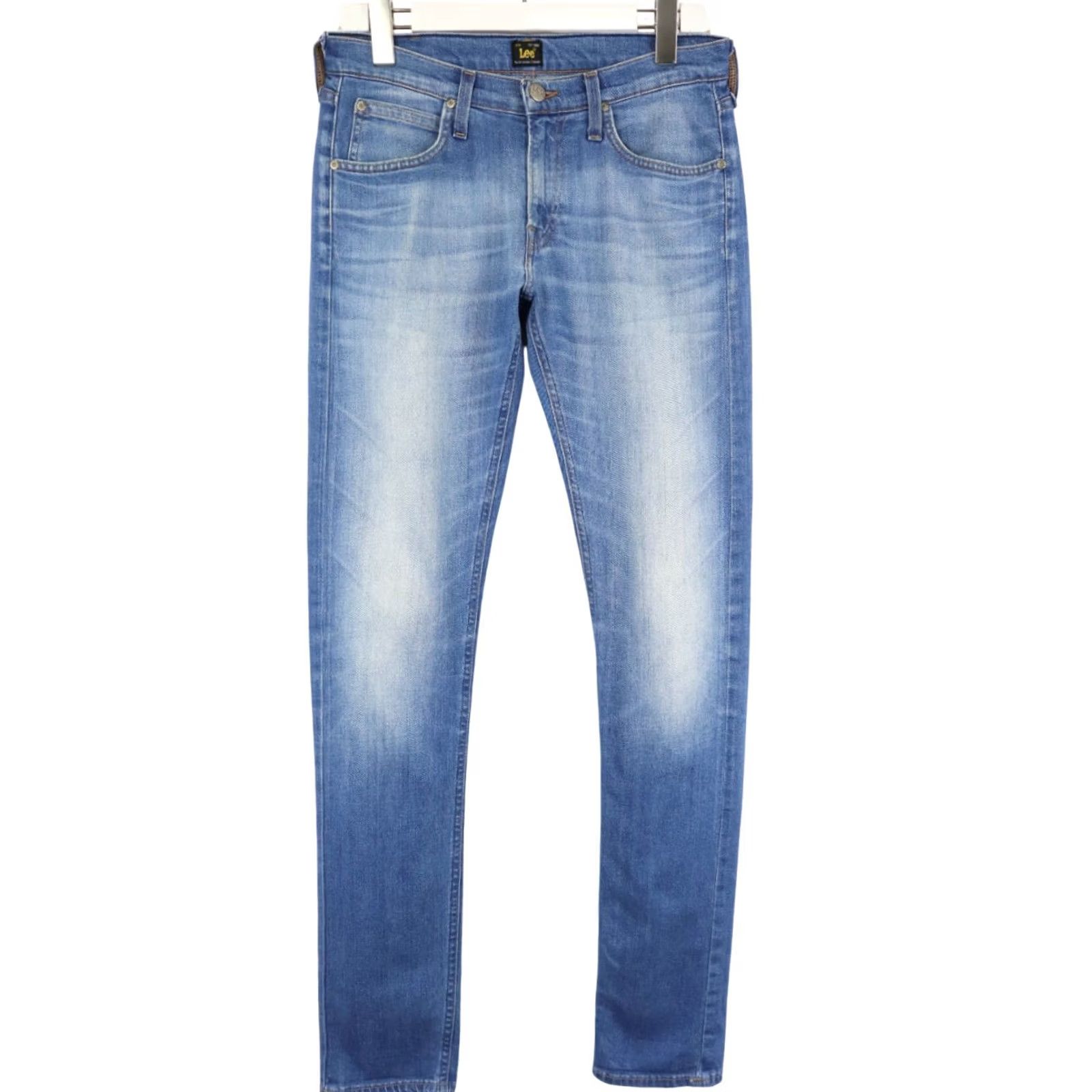Lee LEE Luke Jeans Men's W29/L34 Blue Denim Slim Zip Fly Stretched Whiskers Size US 29 - 2 Thumbnail