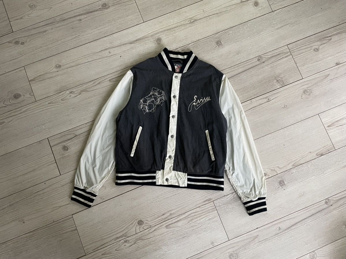 Evisu × Japanese Brand × Vintage Evisu Bomber Jacket Size US L / EU 52-54 / 3 - 3 Thumbnail