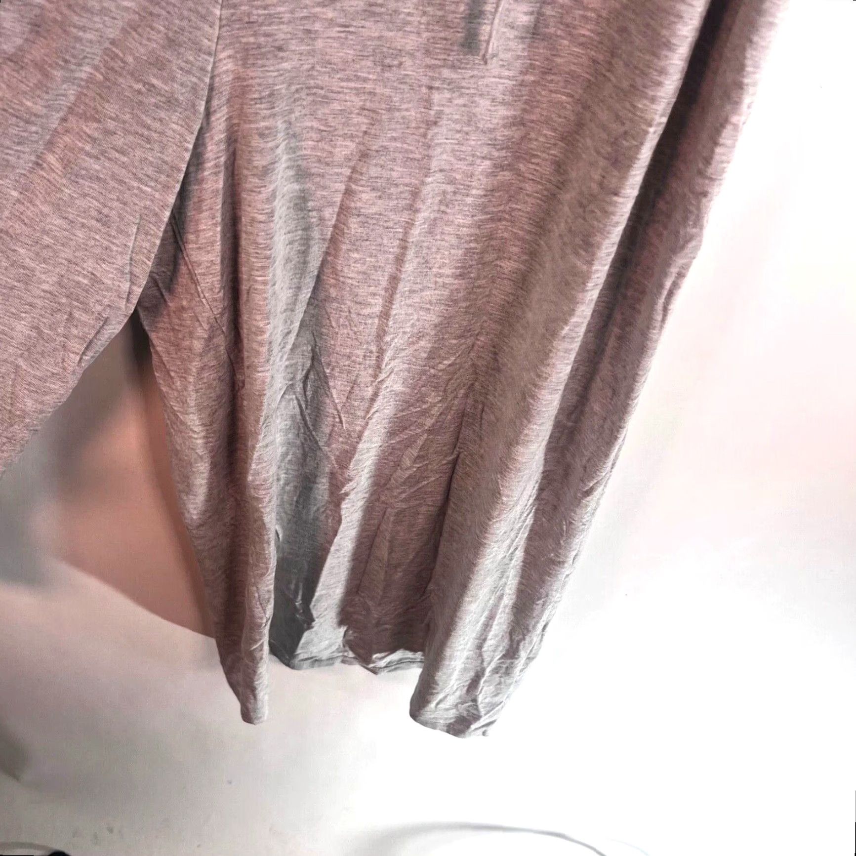 Vintage Cupio Jumpsuit One-Piece Wide-Leg Tie Scoop Neck Gray Women’s M Casual, Activewear, Travel, Workwear Size 32" / US 10 / IT 46 - 5 Thumbnail