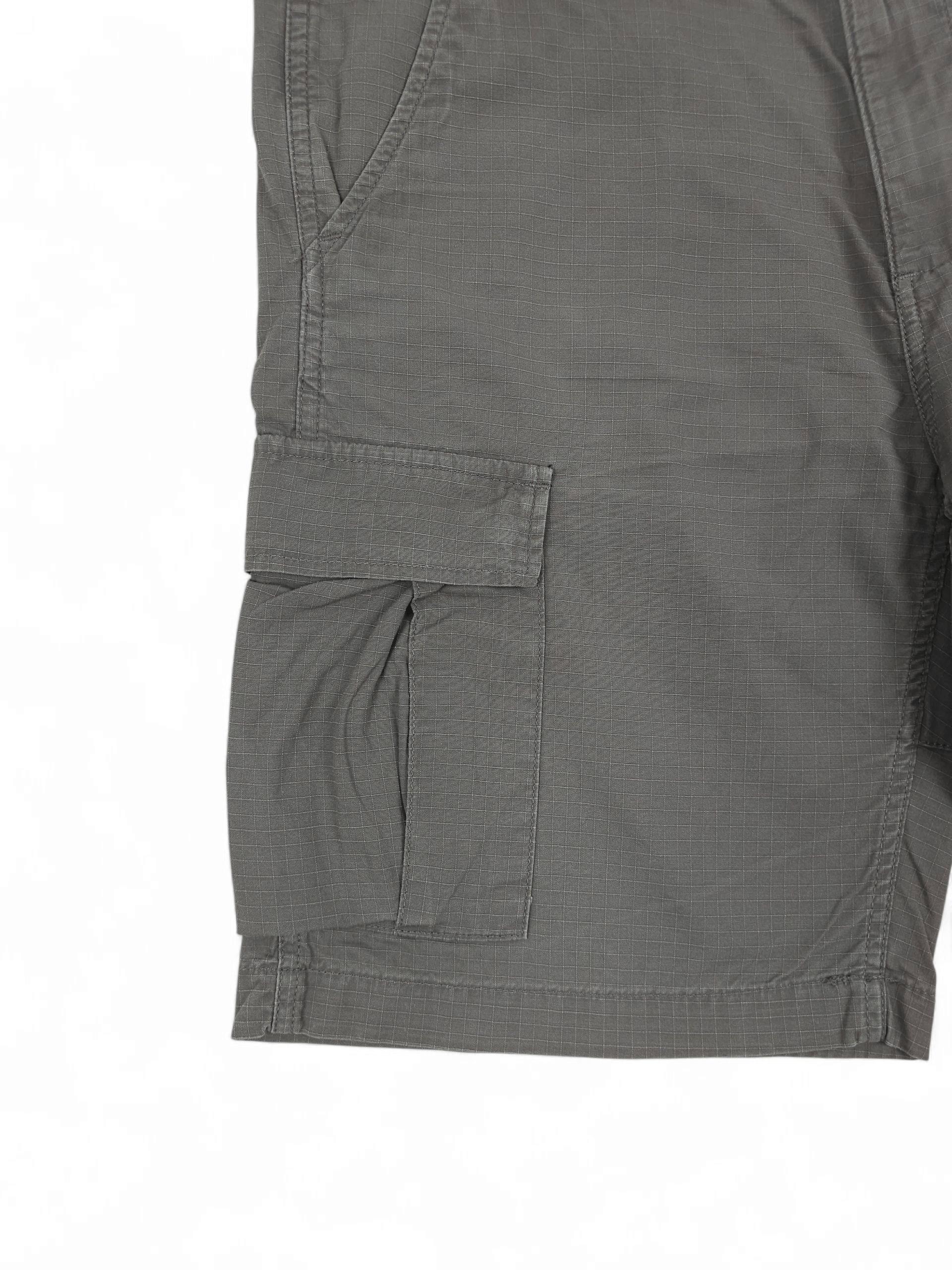 Carhartt Wip 💎 Carhartt WIP Gray Cargo Aviation Shorts Utility Y2K Size US 33 - 4 Thumbnail