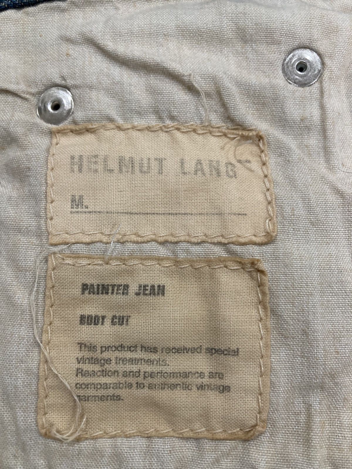 Helmut Lang Gold painter Size US 31 - 9 Thumbnail