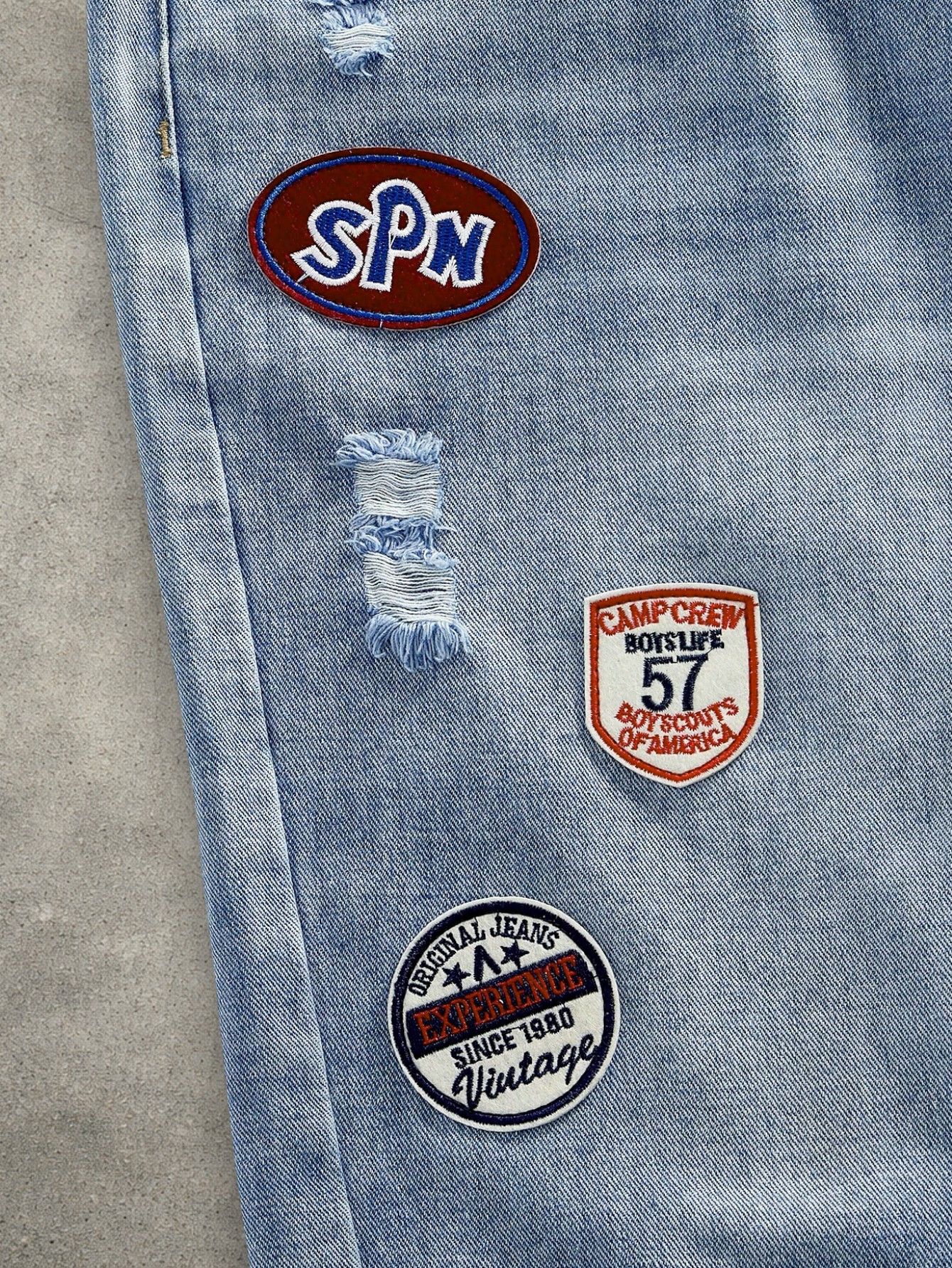 Vintage Washed jeans shorts Size US 32 / EU 48 - 4 Thumbnail