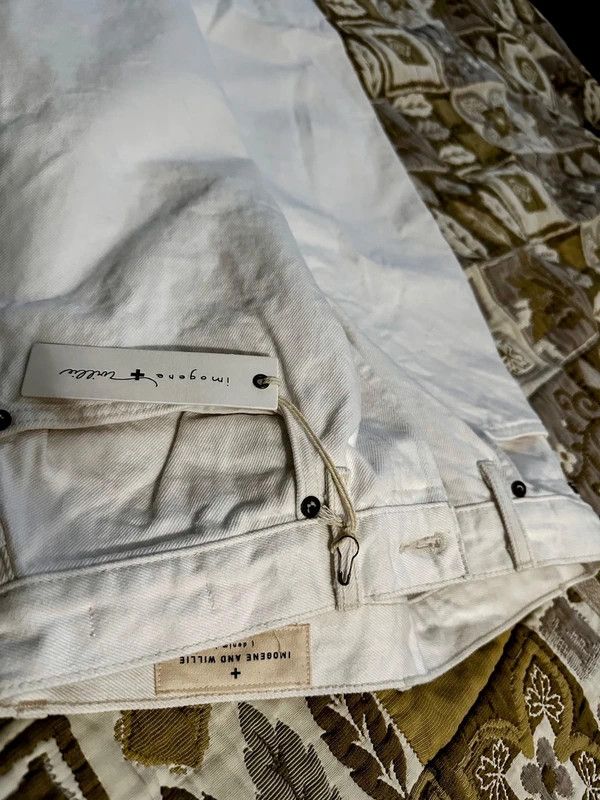Imogene + Willie Imogene + Willie "Elsie" White Denim - NWT - Made in USA W29 Size 29" - 3 Thumbnail