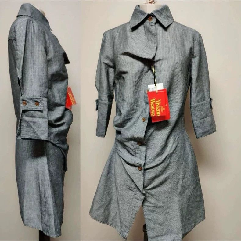 Vivienne Westwood Vivienne Westwood The drunken man wore a gray long coat Size XXS / US 00 / IT 34 - 1 Thumbnail