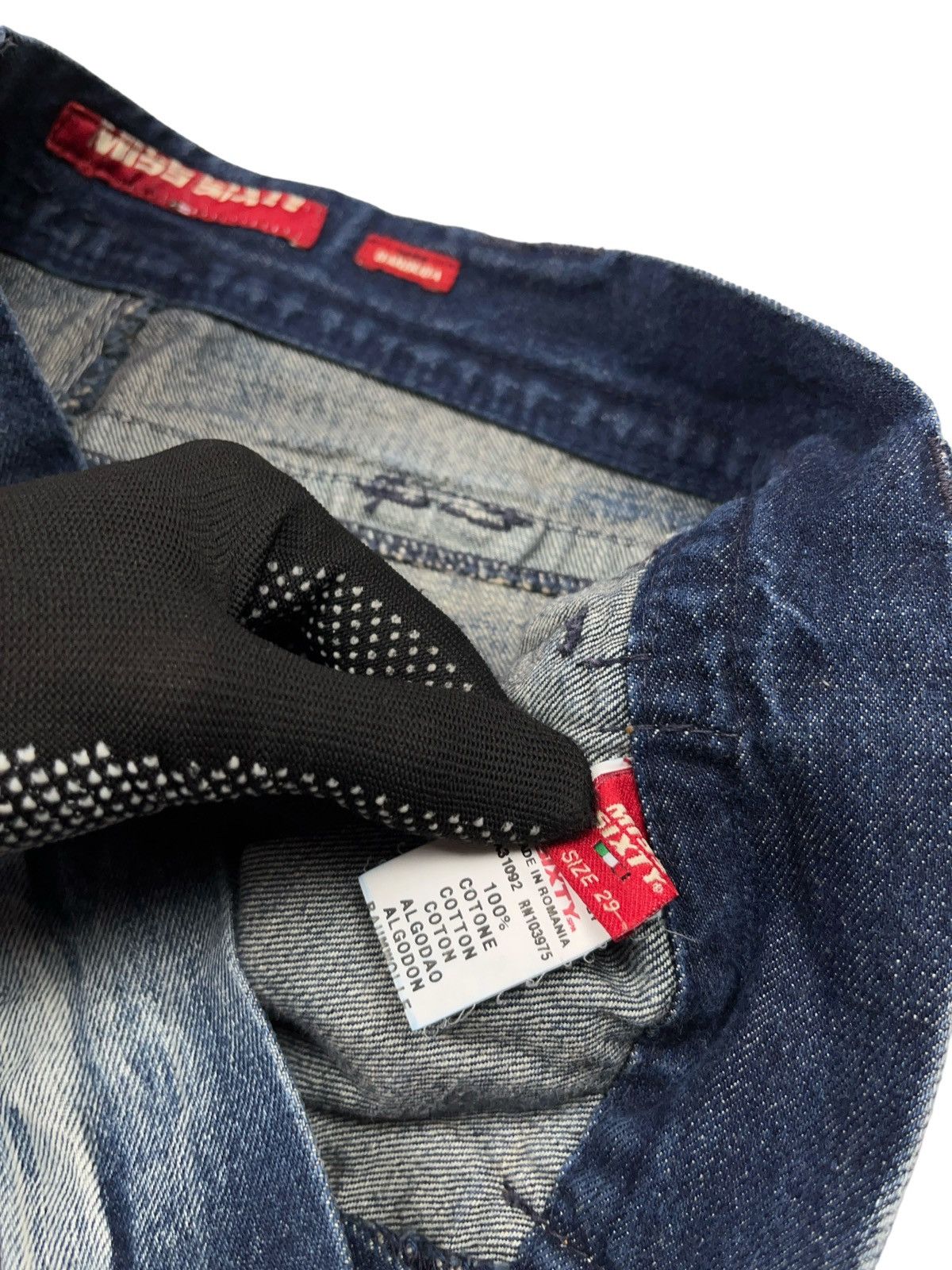 Miss Sixty Vintage y2k Miss Sixty Low Rise Jeans Distressed Denim Size 33" - 8 Thumbnail