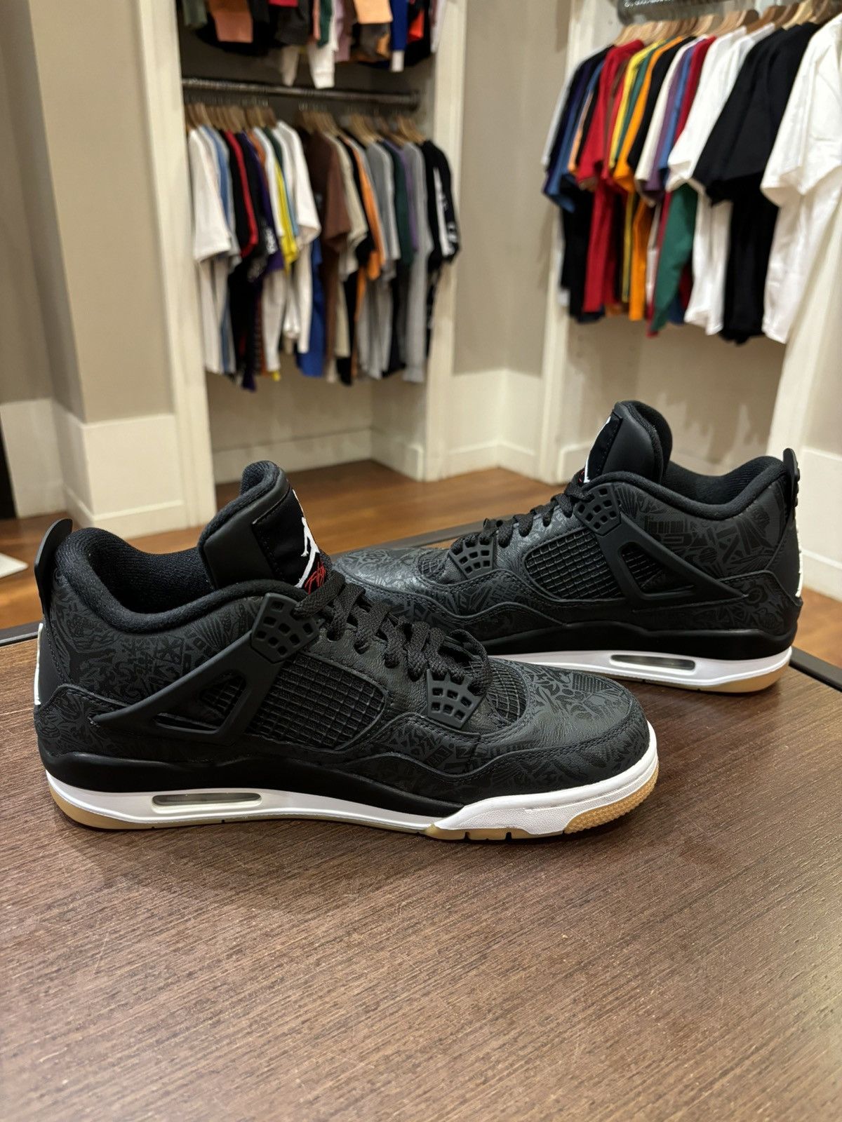 Jordan Brand Jordan 4 ‘Black Laser Gum’ Size US 10 / EU 43 - 2 Thumbnail