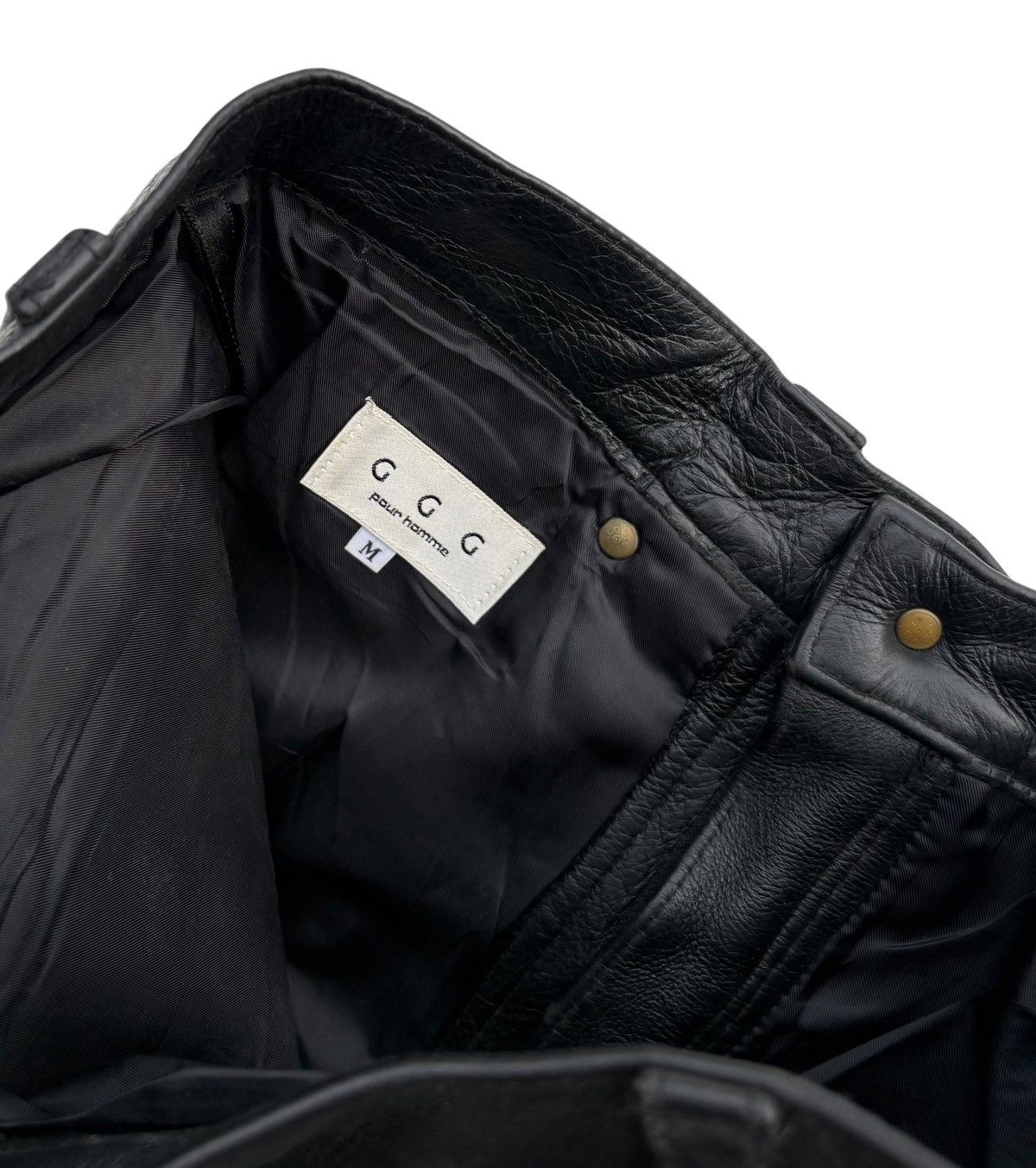 Leather GGG Pour Homme Bikers Moto Leather Pants Size US 28 / EU 44 - 5 Thumbnail