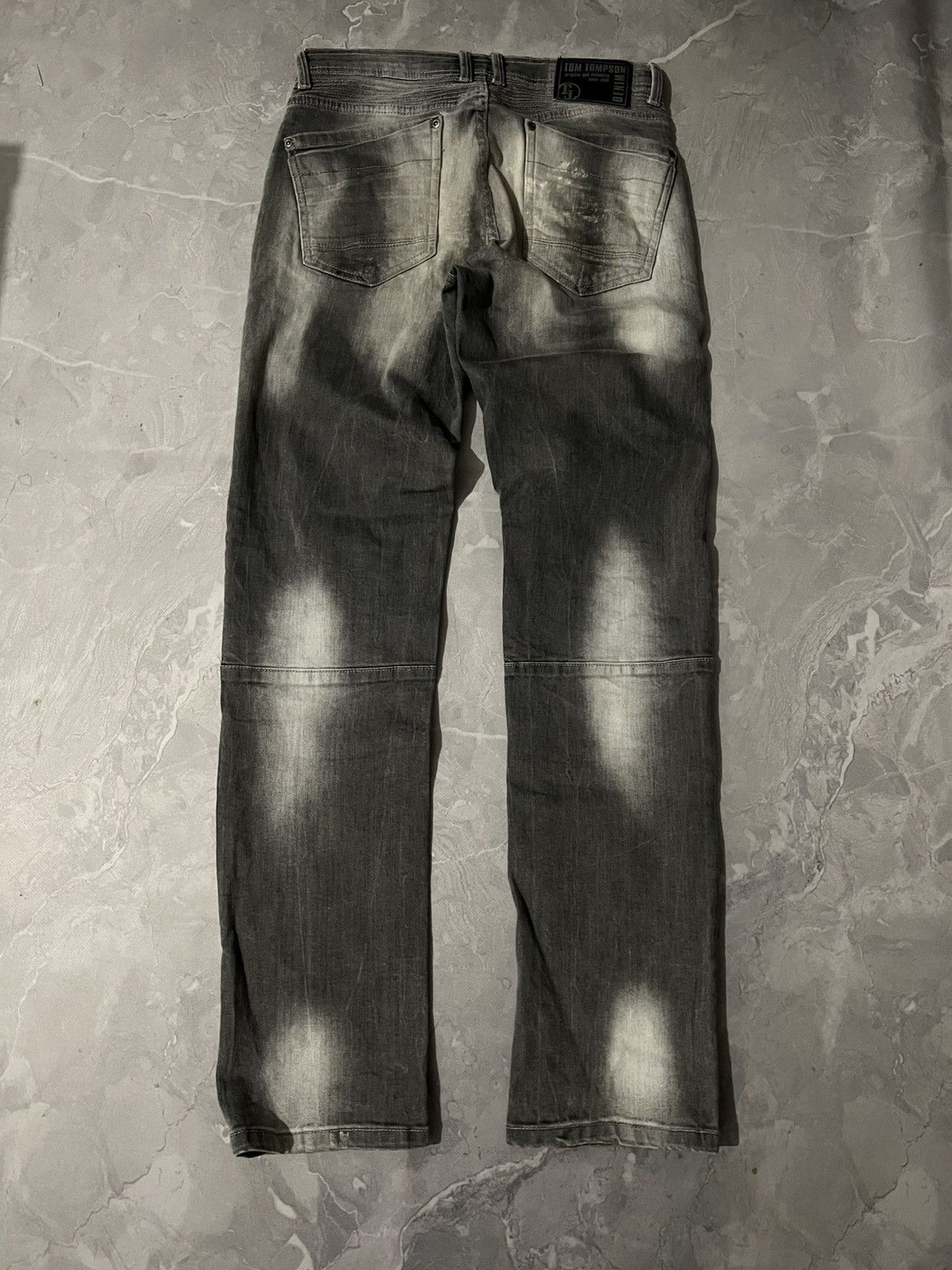 Japanese Brand Destroyed Slim Distressed Vibe / Japan Grunge Archive Y2K Size US 30 / EU 46 - 6 Thumbnail