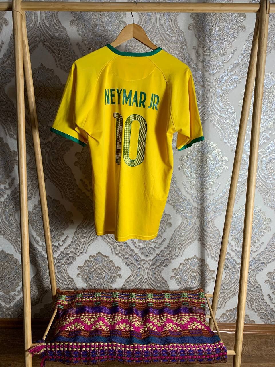 Vintage VERY RARE NIKE BRAZIL RETRO SOCCER JERSEY BLOKECORE Y2K 90s Size US XL / EU 56 / 4 - 7 Thumbnail