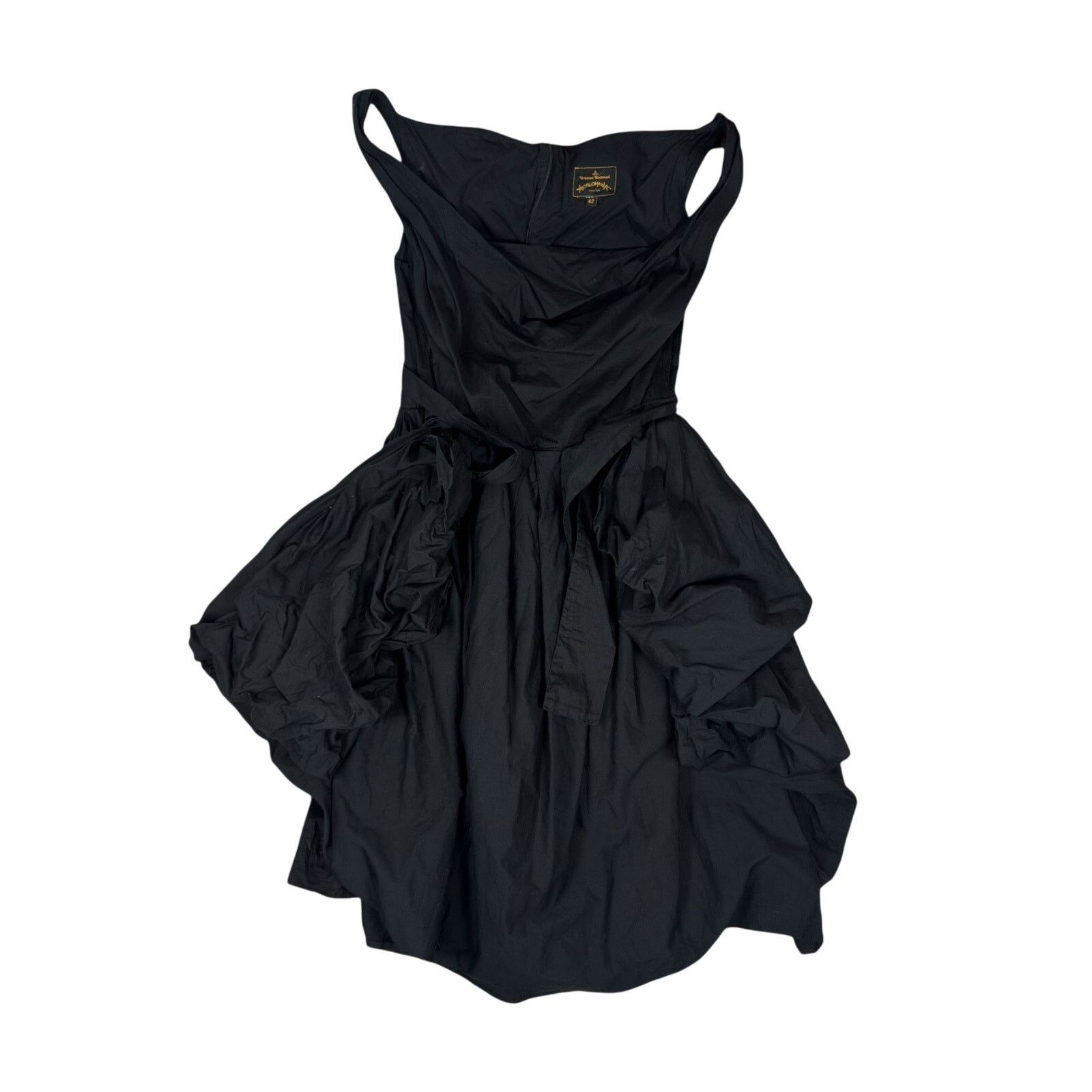 Vivienne Westwood Anglomania Black Dress 42