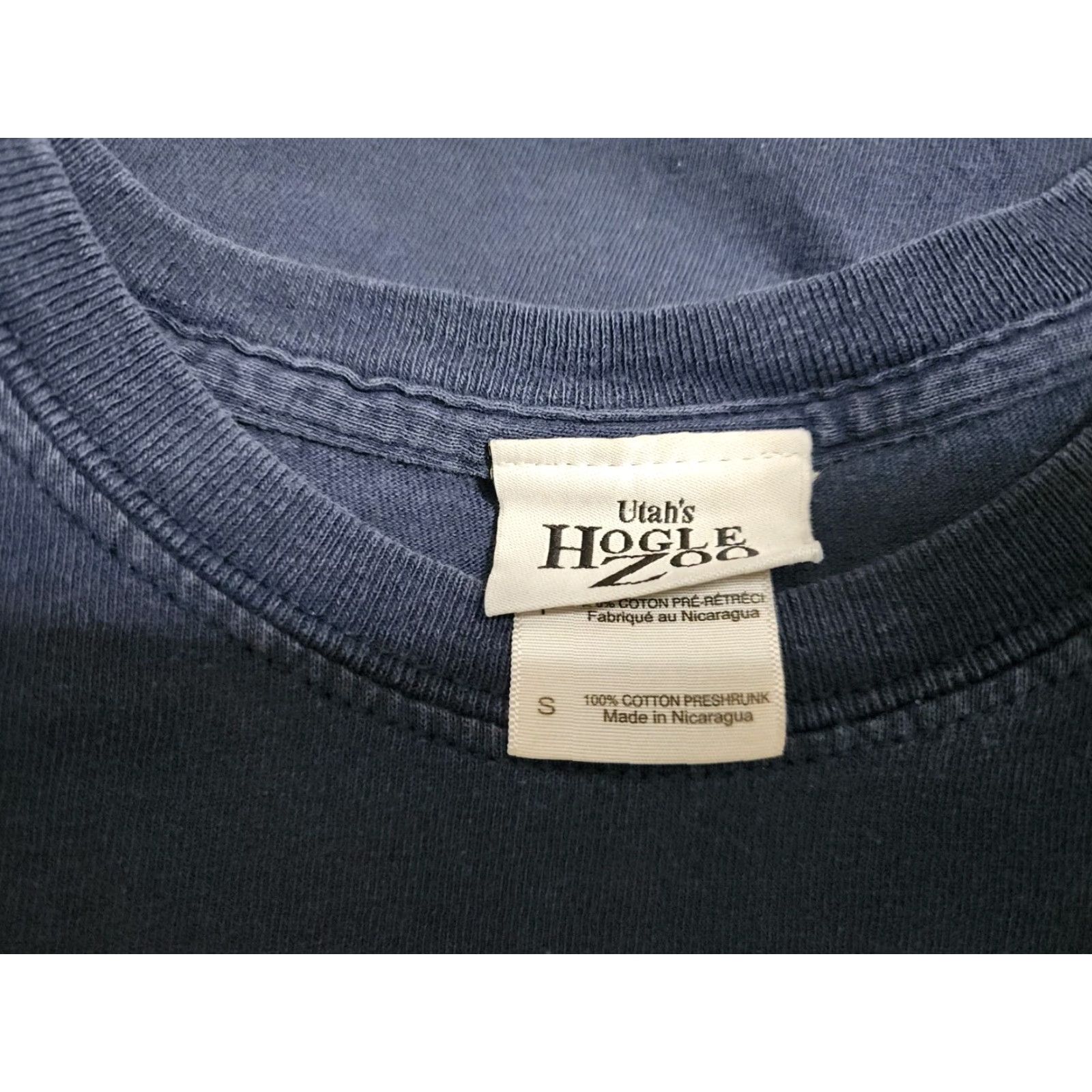 Vintage VINTAGE Utah's Hogle Zoo T-Shirt Short Sleeve Cotton Blue XS Souvenir Adult Men Size US XS / EU 42 / 0 - 6 Thumbnail