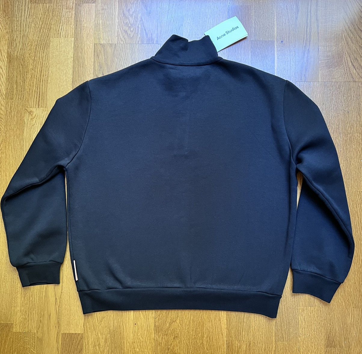Acne Studios Acne Studios Black Zip Sweater XL Size US XL / EU 56 / 4 - 4 Thumbnail