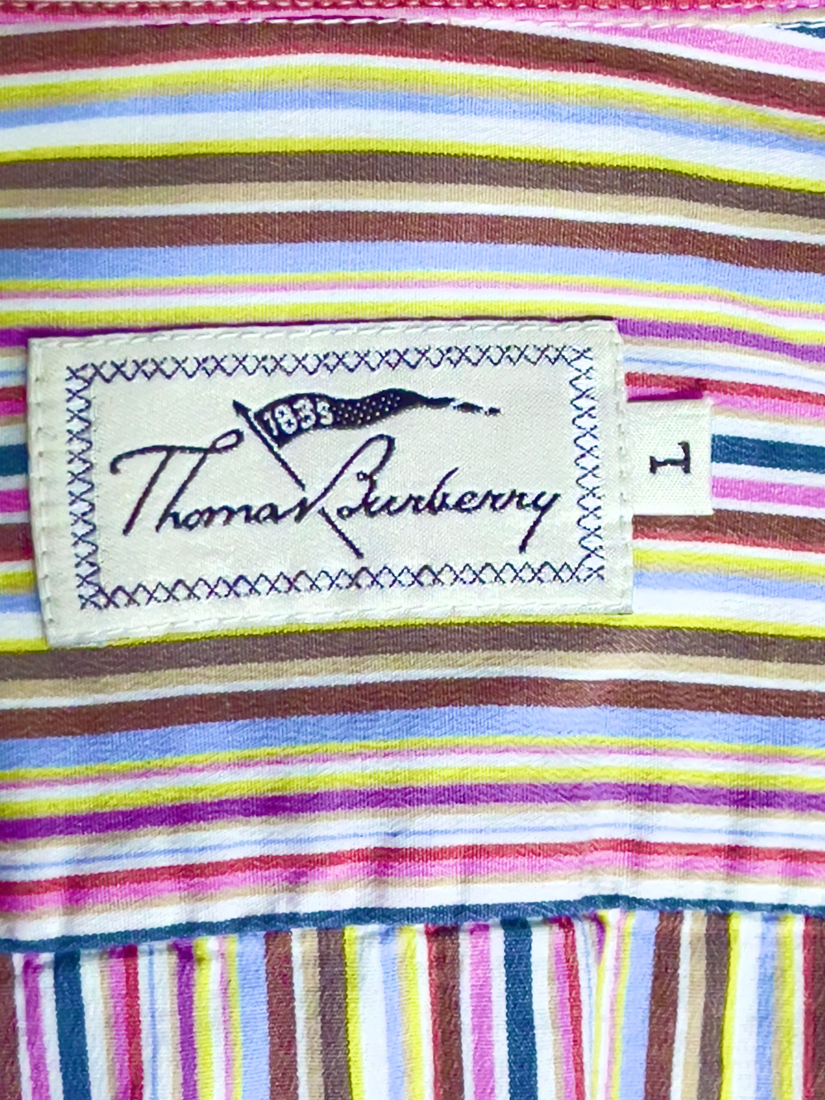 Burberry 🔥 Tb Burberry striped shirt L size multicolored Size US L / EU 52-54 / 3 - 6 Thumbnail