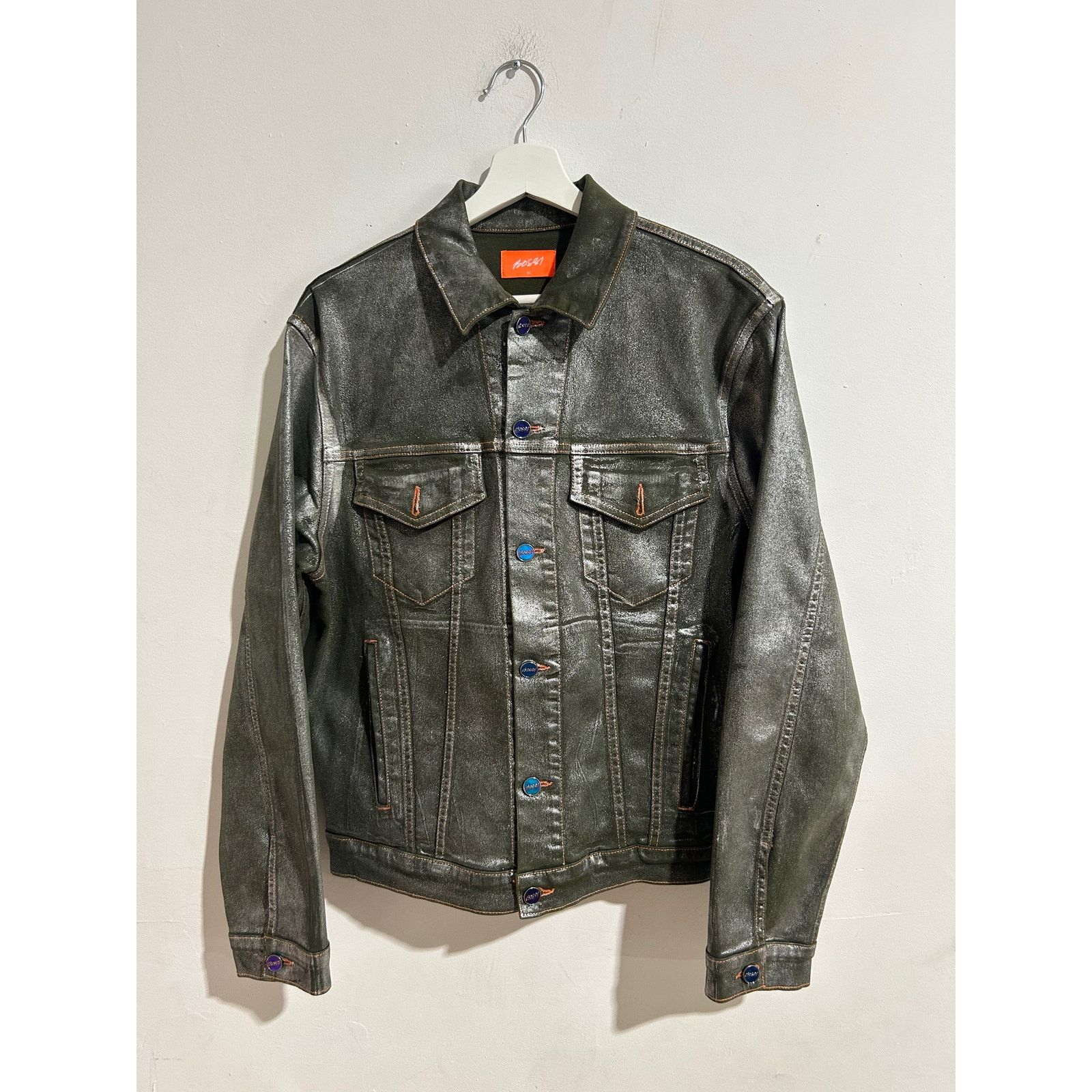 Bossi Sportswear BOSSI GLITTER DENIM JACKET SIZE MEDIUM Size US M / EU 48-50 / 2 - 1 Thumbnail