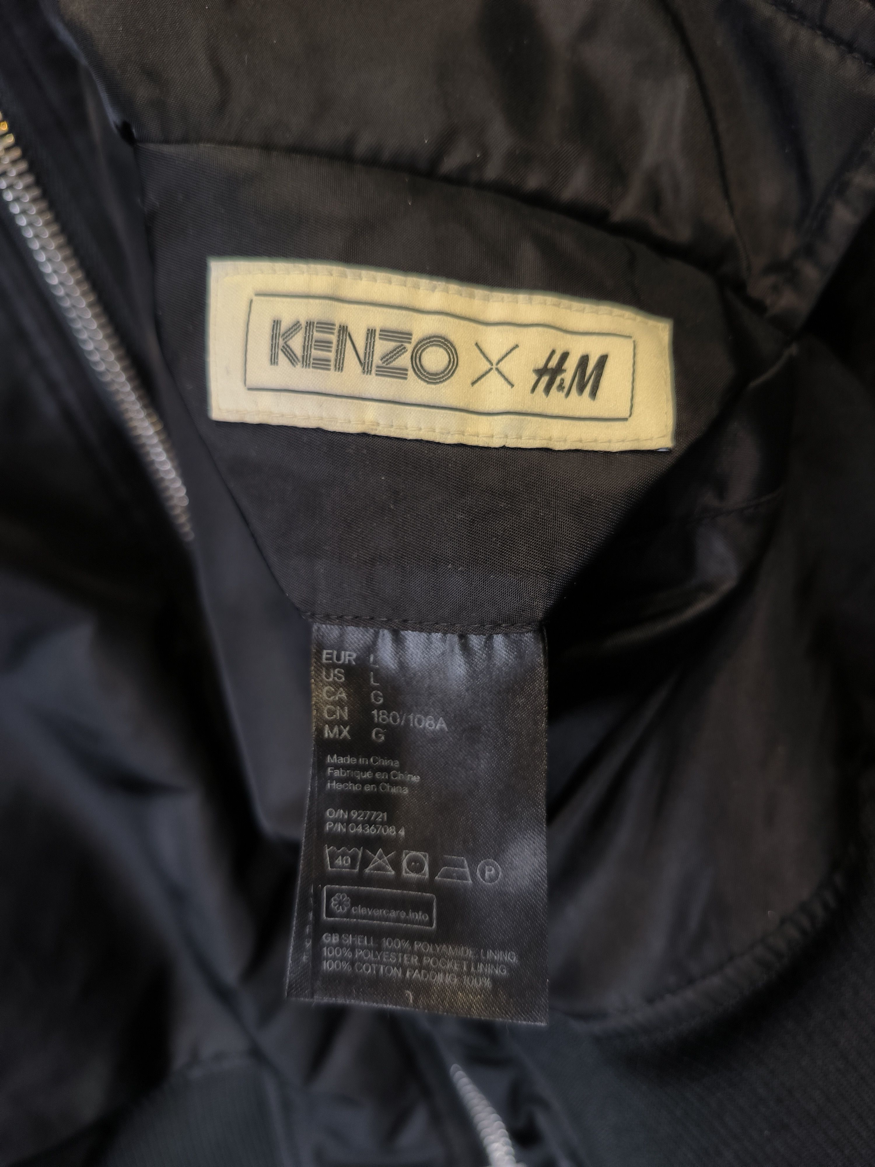 Kenzo Vintage Kenzo x H&M Bomber Jacket Reversible Two Sided Size US L / EU 52-54 / 3 - 10 Thumbnail