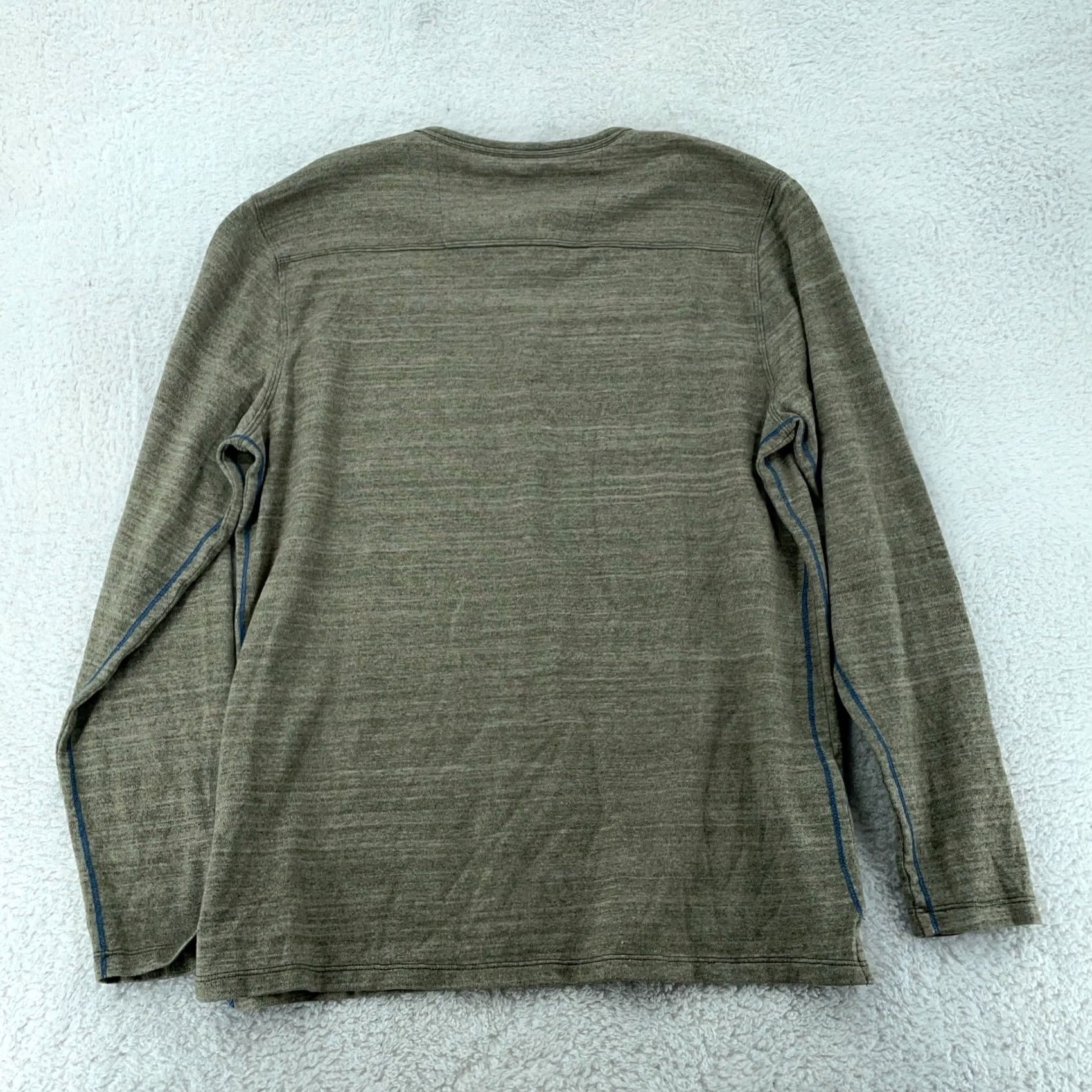 Tommy Bahama Tommy Bahama Oahu Shores Henley Shirt Mens Large Green Long Sleeve Islandzone Button Casual Indoor Outdoor Tee Size US L / EU 52-54 / 3 - 5 Thumbnail
