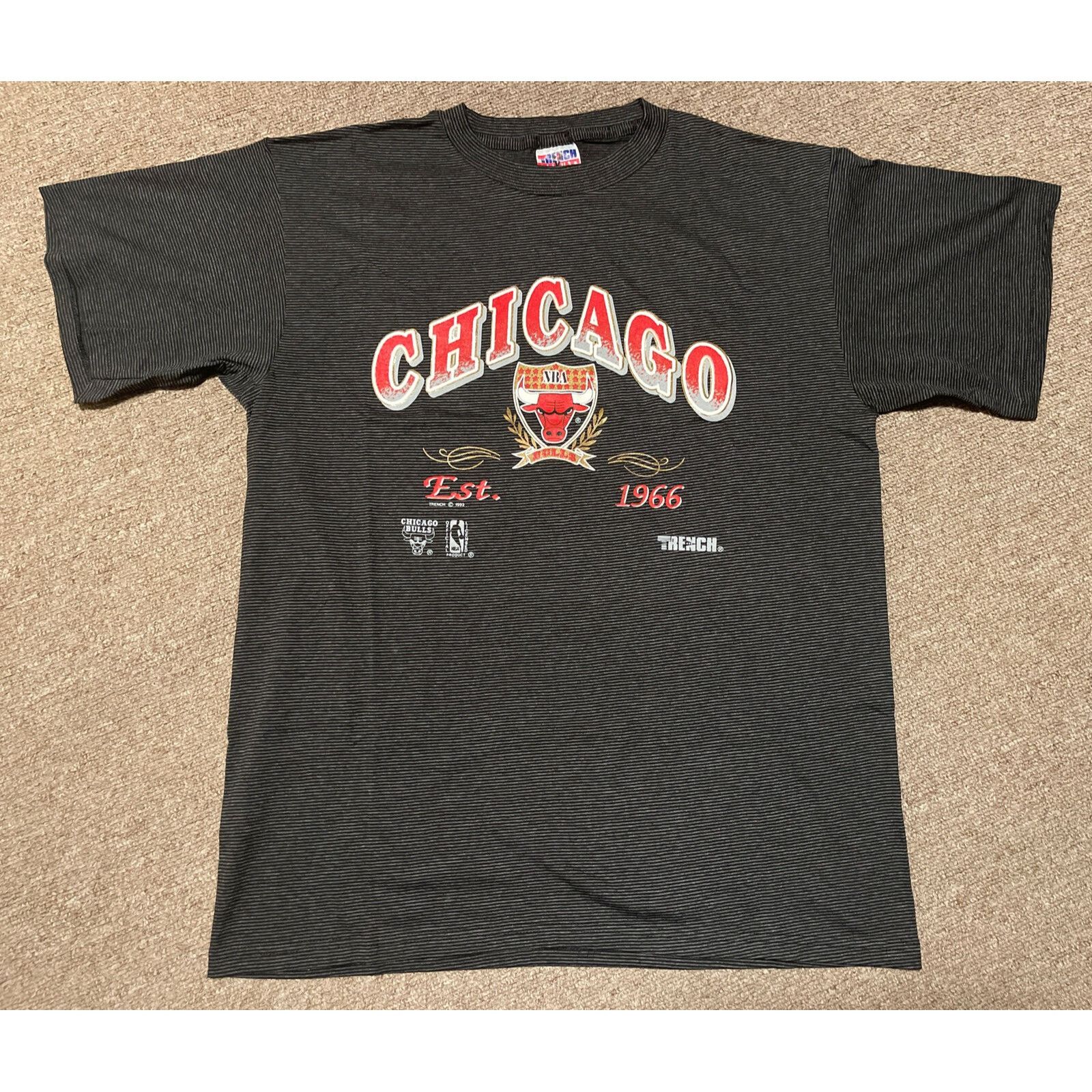Vintage Vintage 1992 Large Chicago Bulls NBA Michael Jordan T-Shirt Size US L / EU 52-54 / 3 - 1 Thumbnail