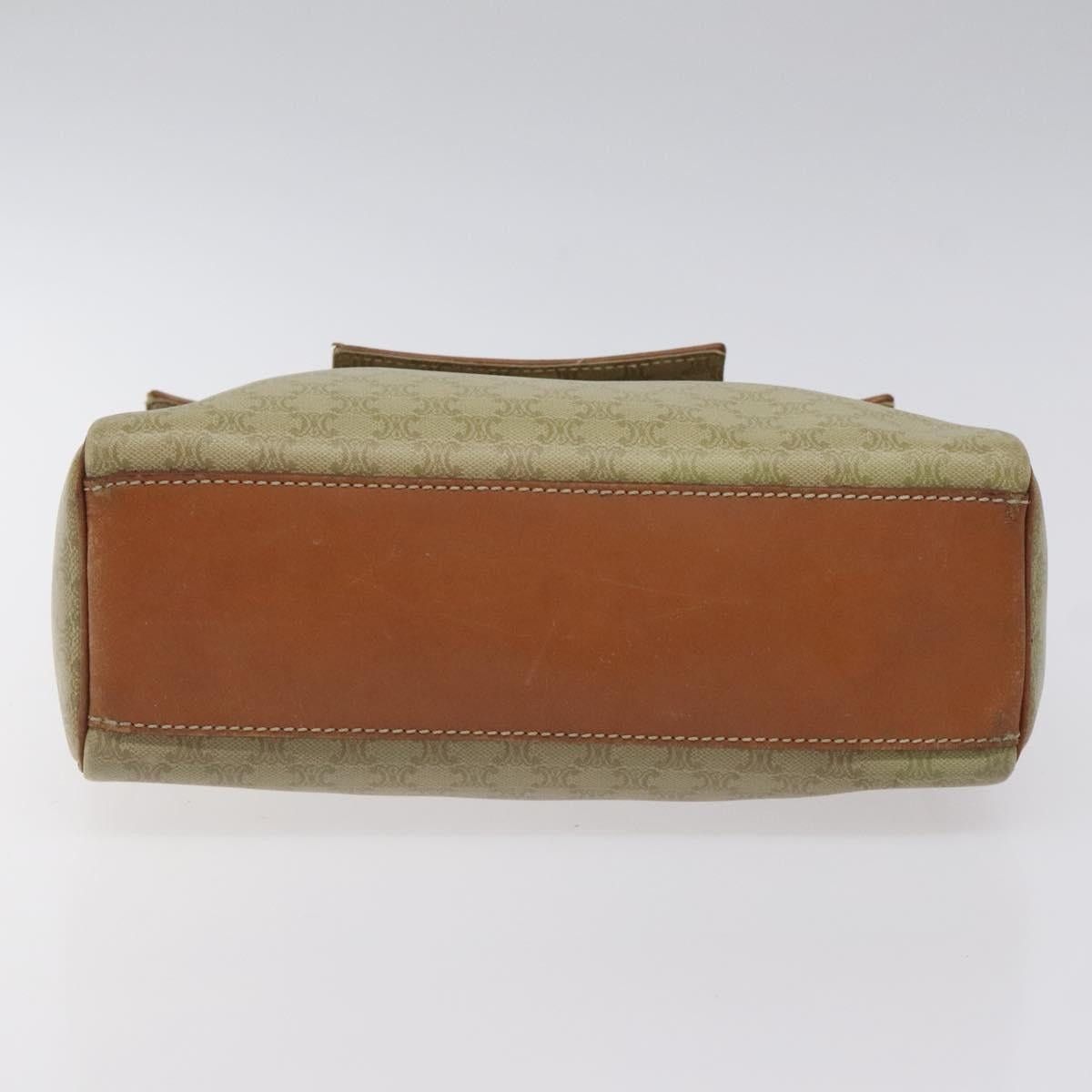 Celine CELINE Macadam Canvas Hand Bag Pvc Beige Gold Size ONE SIZE - 9 Thumbnail