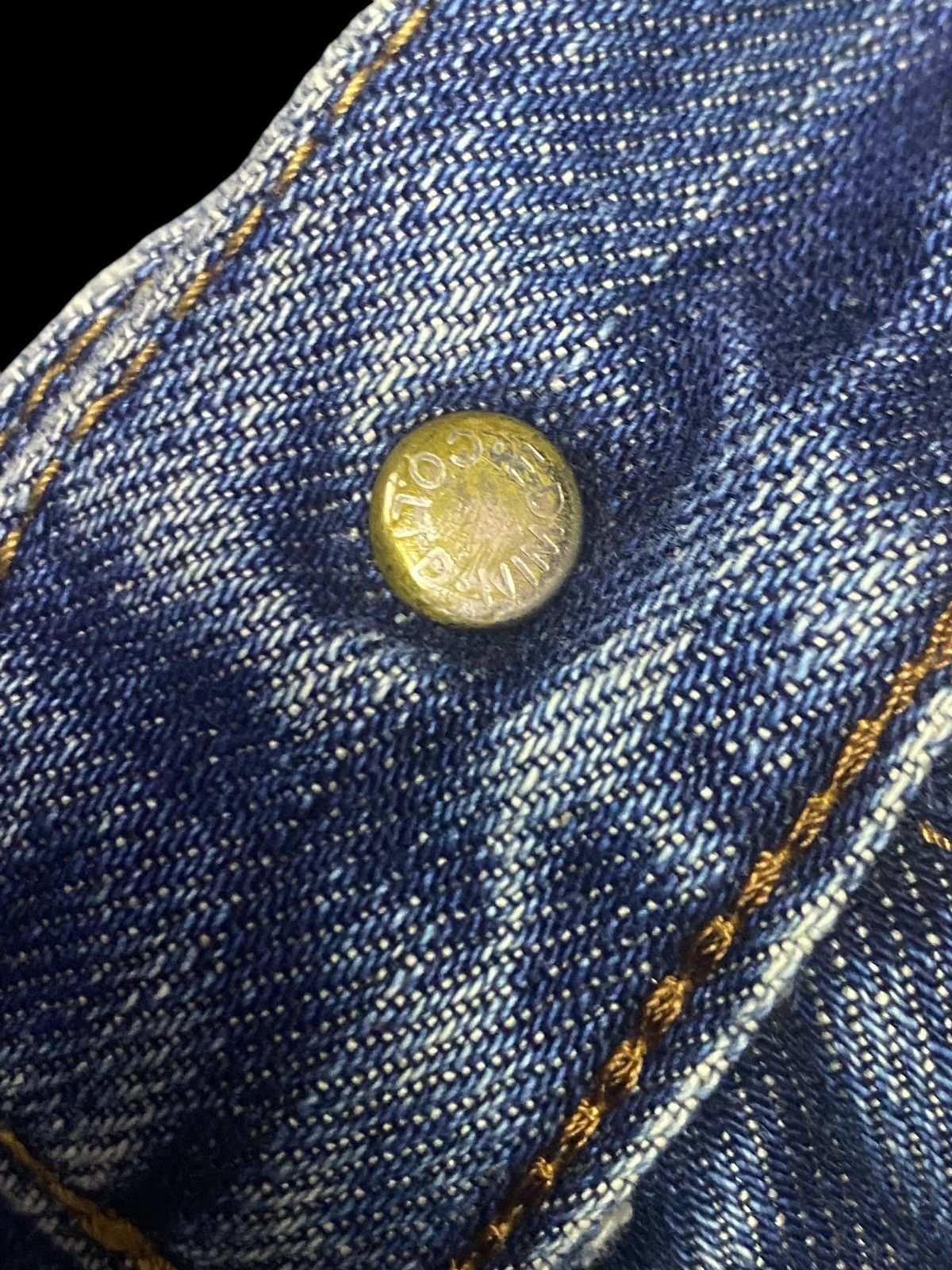 Edwin Vintage Edwin 503z Faded Wash Distressed Loose Jeans Size US 30 / EU 46 - 12 Thumbnail