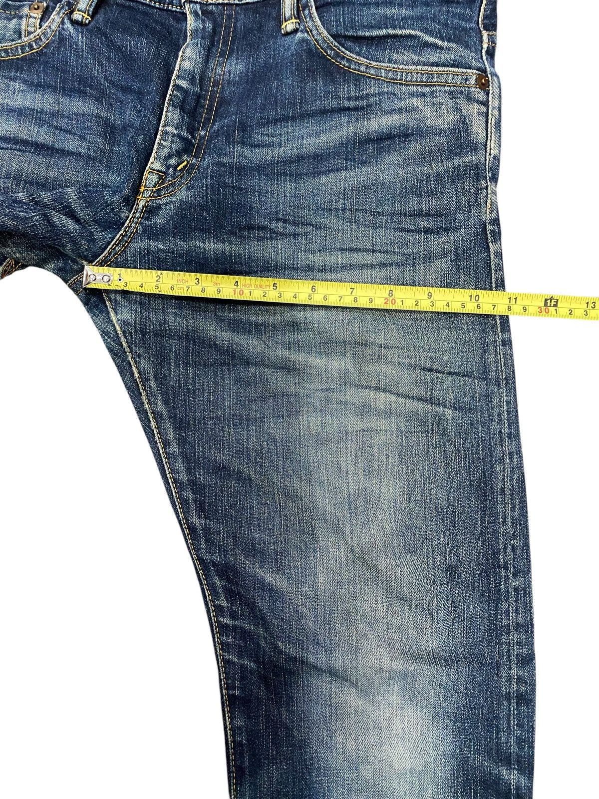 20471120 SHIPS Denim Redline Selvage Skinny Size US 34 / EU 50 - 13 Thumbnail