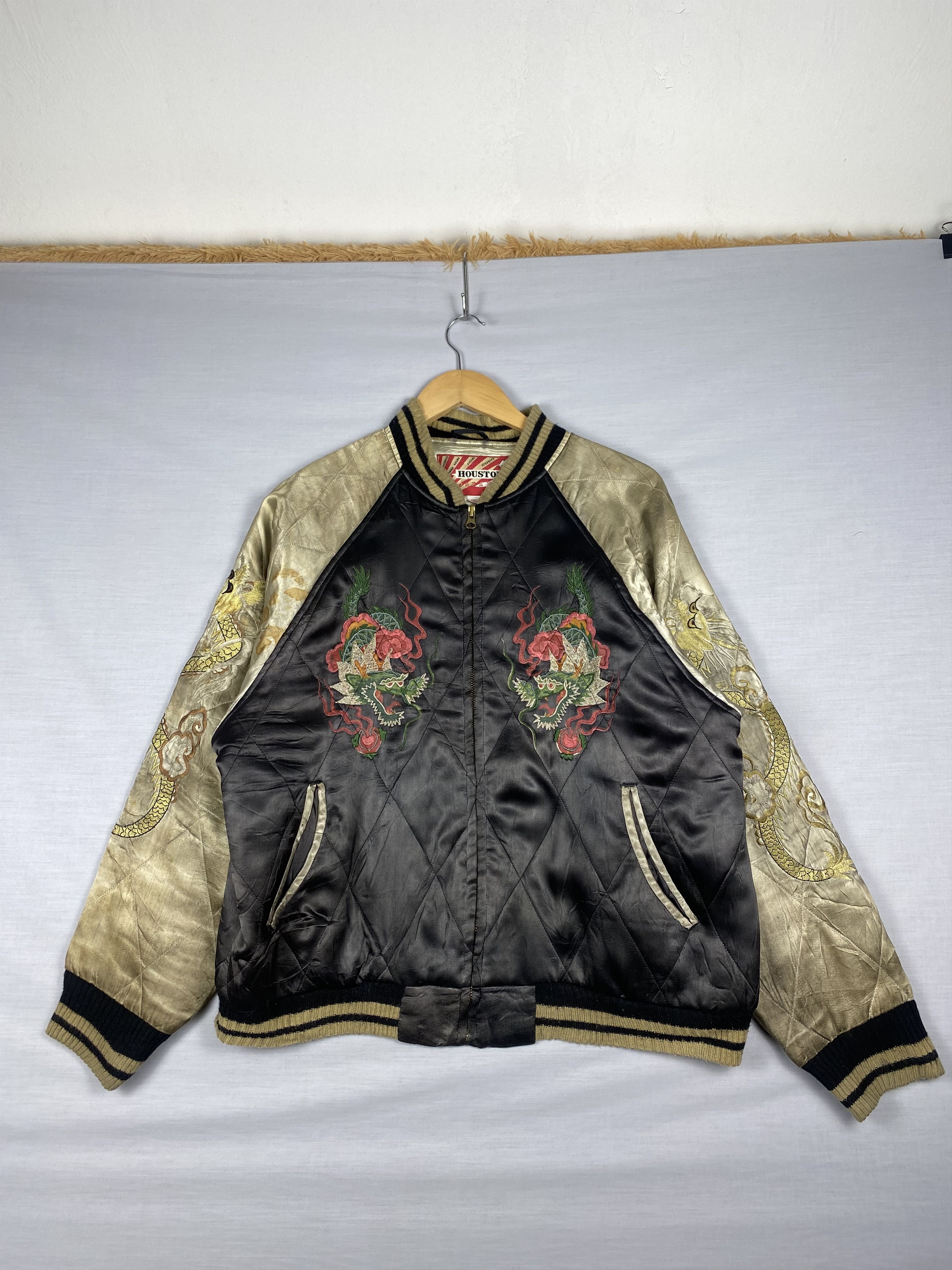 Toyo Enterprises Vintage Sukajan Map Dragon Jacket Size US L / EU 52-54 / 3 - 2 Thumbnail