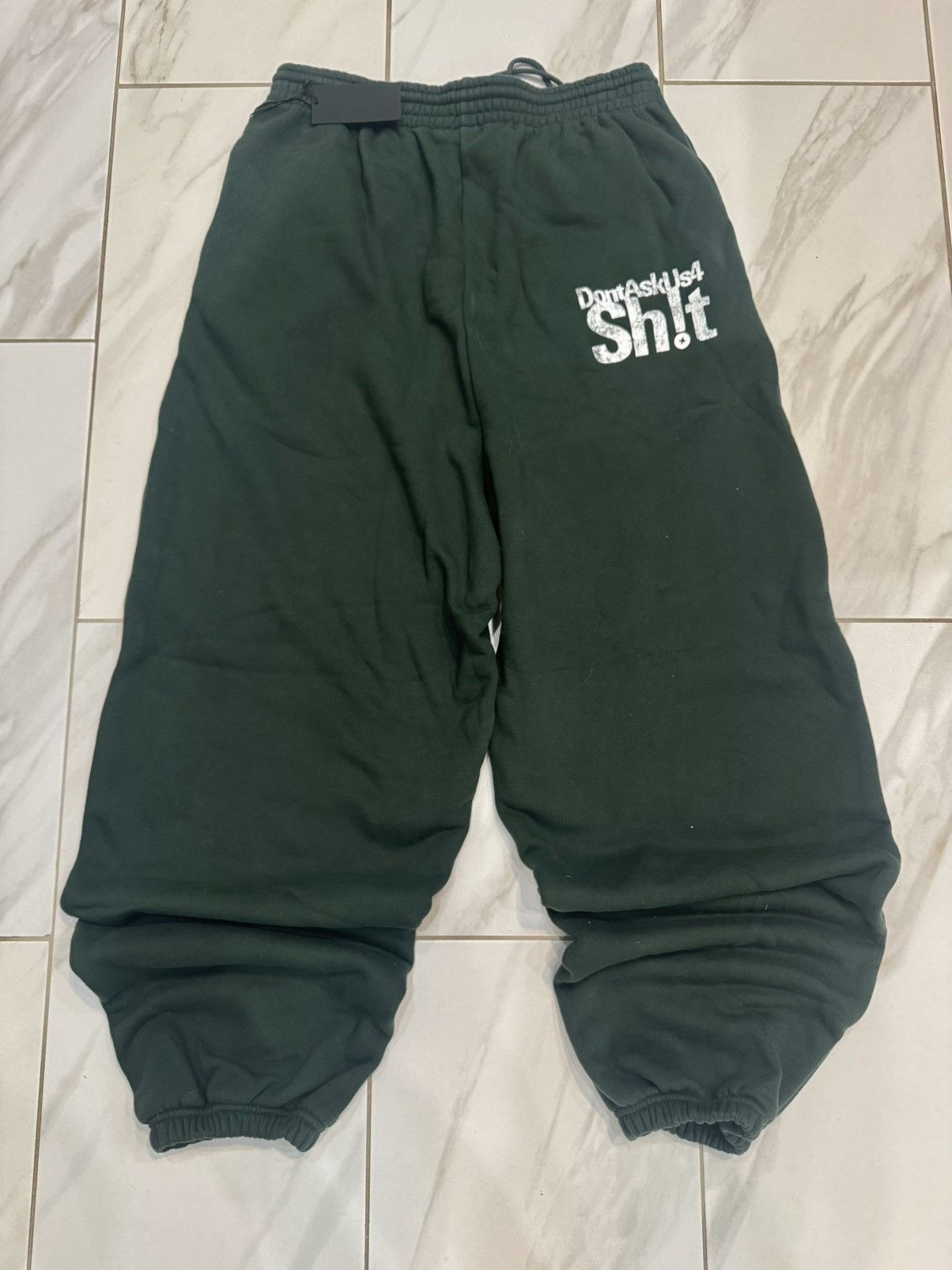The GV Gallery The GV Gallery Greedy Unit Green Garbage Sweats Size US 32 / EU 48 - 2 Thumbnail