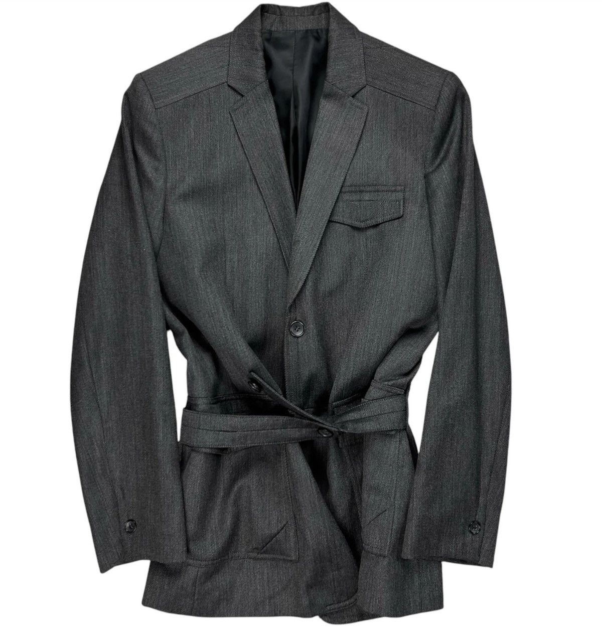 Balenciaga BALENCIAGA Belted Blazer SS09 Size 46R - 1 Thumbnail