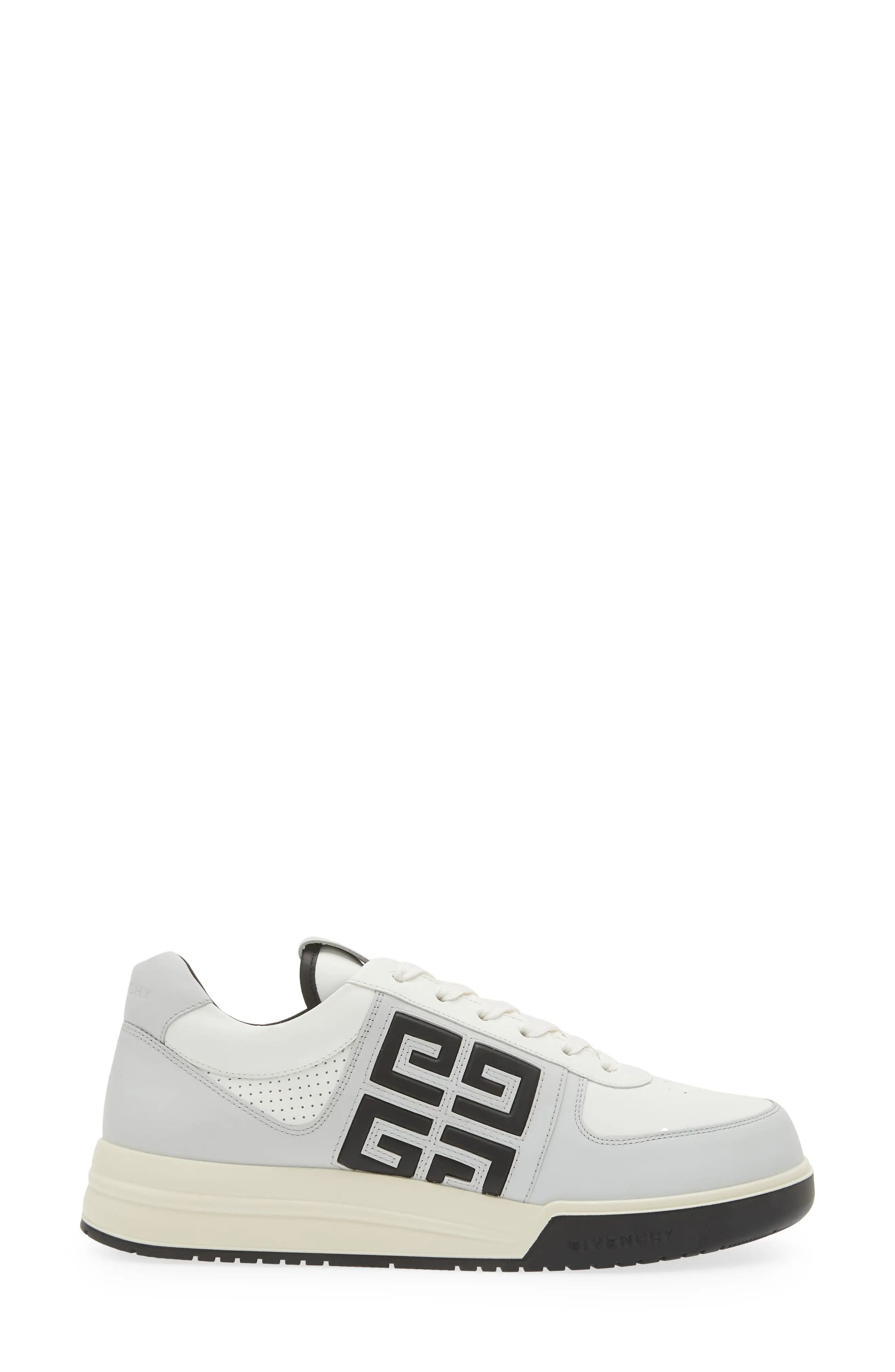 Givenchy o1w1db10325 G4 Low Top Leather Sneaker in Grey/Black Size US 11 / EU 44 - 1 Thumbnail